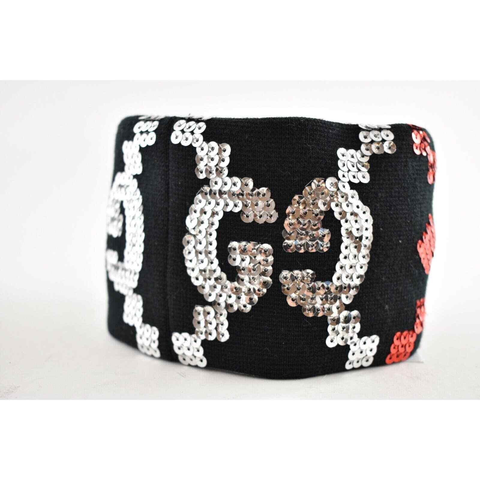 Gucci Gucci GG Logo Wool Stretchy Headband Hair Small 56cm Size ONE SIZE - 8 Thumbnail