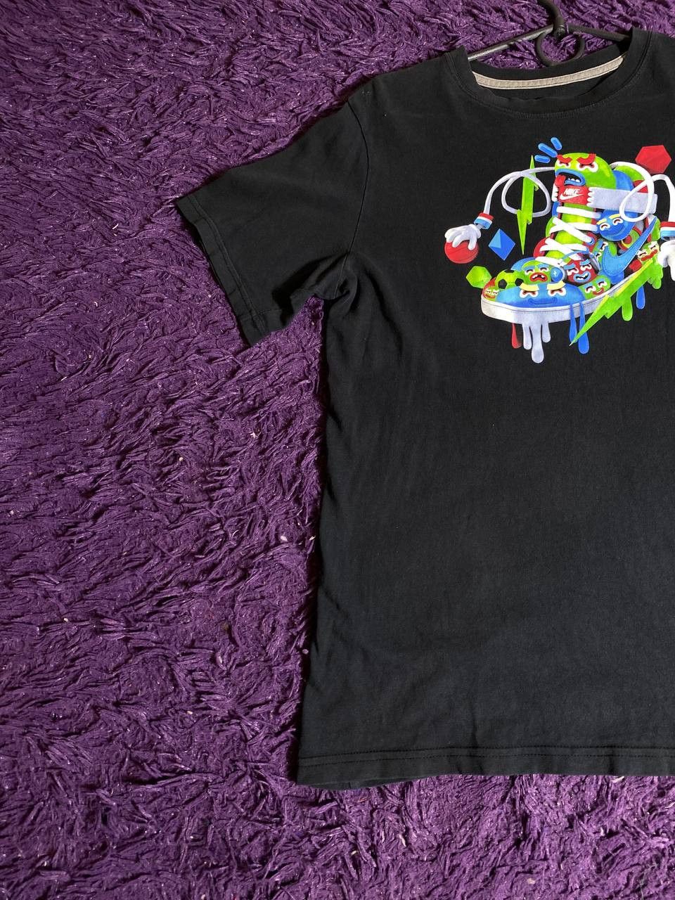 Nike × Vintage 90s Nike Central Swoosh Vintage Y2K Oversized Retro T-Shirt Size US M / EU 48-50 / 2 - 3 Thumbnail