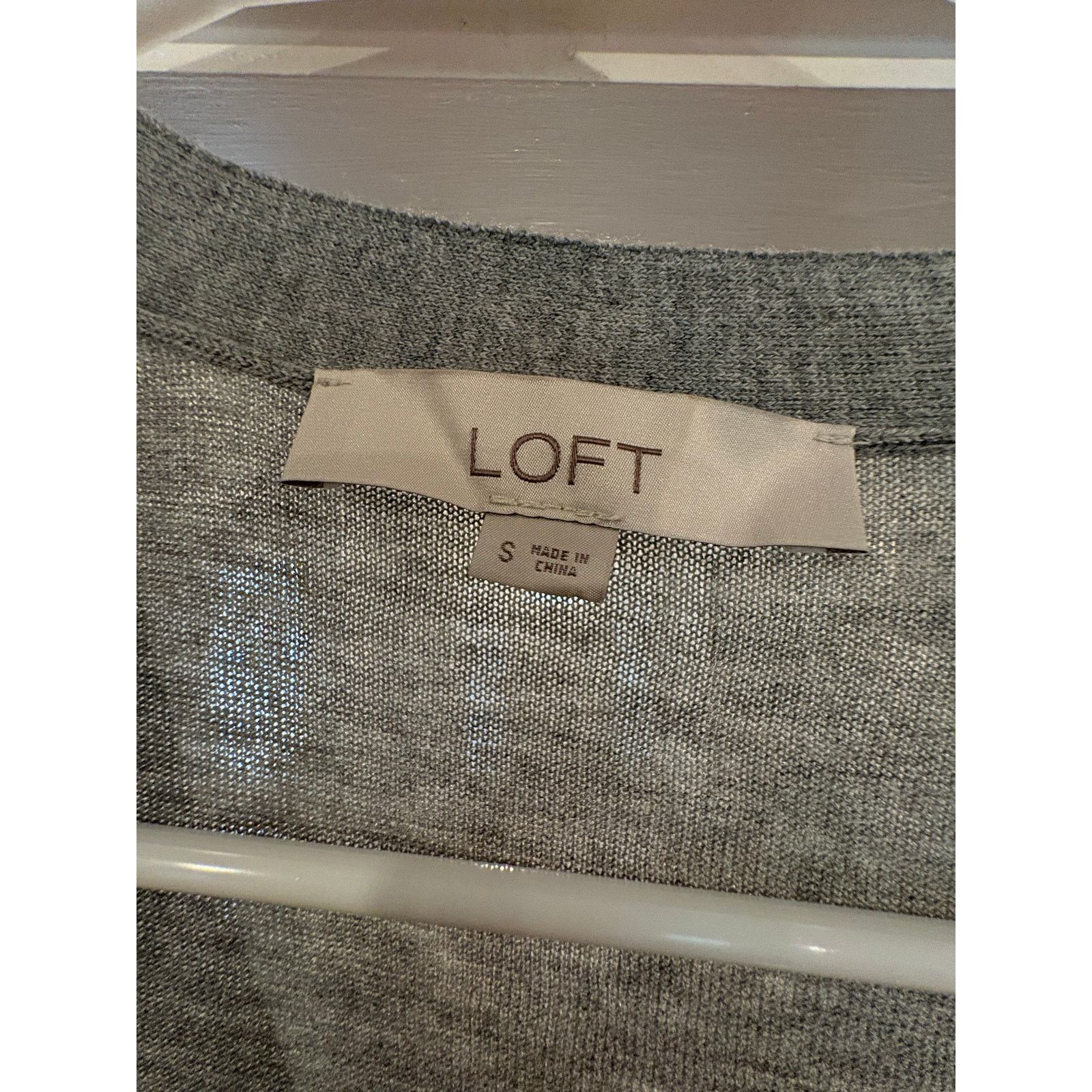 Loft LOFT Women’s Gray Longline Cardigan Size Small Button Front Size S / US 4 / IT 40 - 3 Thumbnail