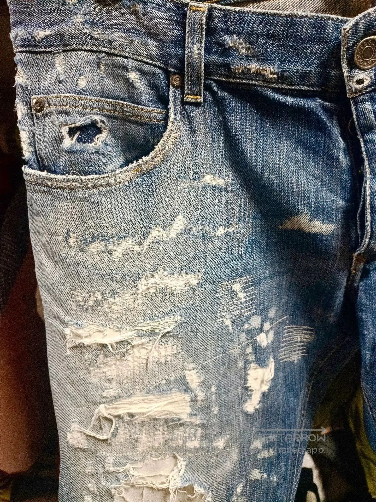 Dolce & Gabbana Dolce&Gabbana Runway Distressed Jeans. Size US 30 / EU 46 - 3 Thumbnail