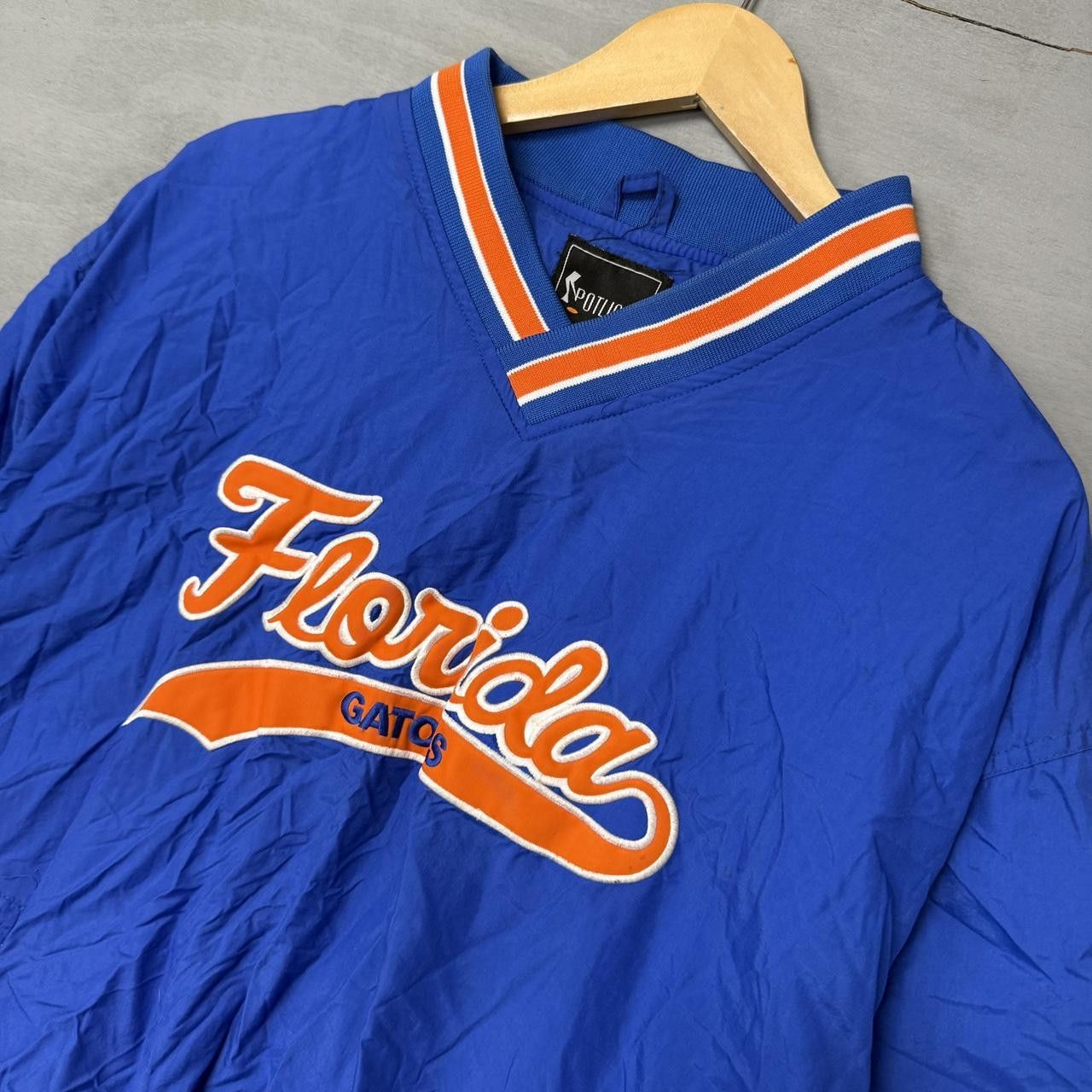NCAA Vintage Florida Gators Embroidered Windbreakaer Jacket Large Size US L / EU 52-54 / 3 - 3 Thumbnail