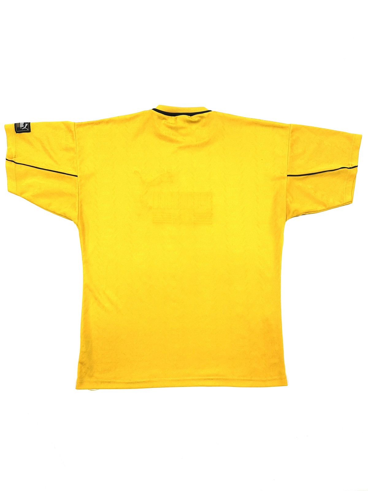 Puma 80S Vintage Puma KING polo soccer jersey monogram yellow Size US L / EU 52-54 / 3 - 3 Thumbnail