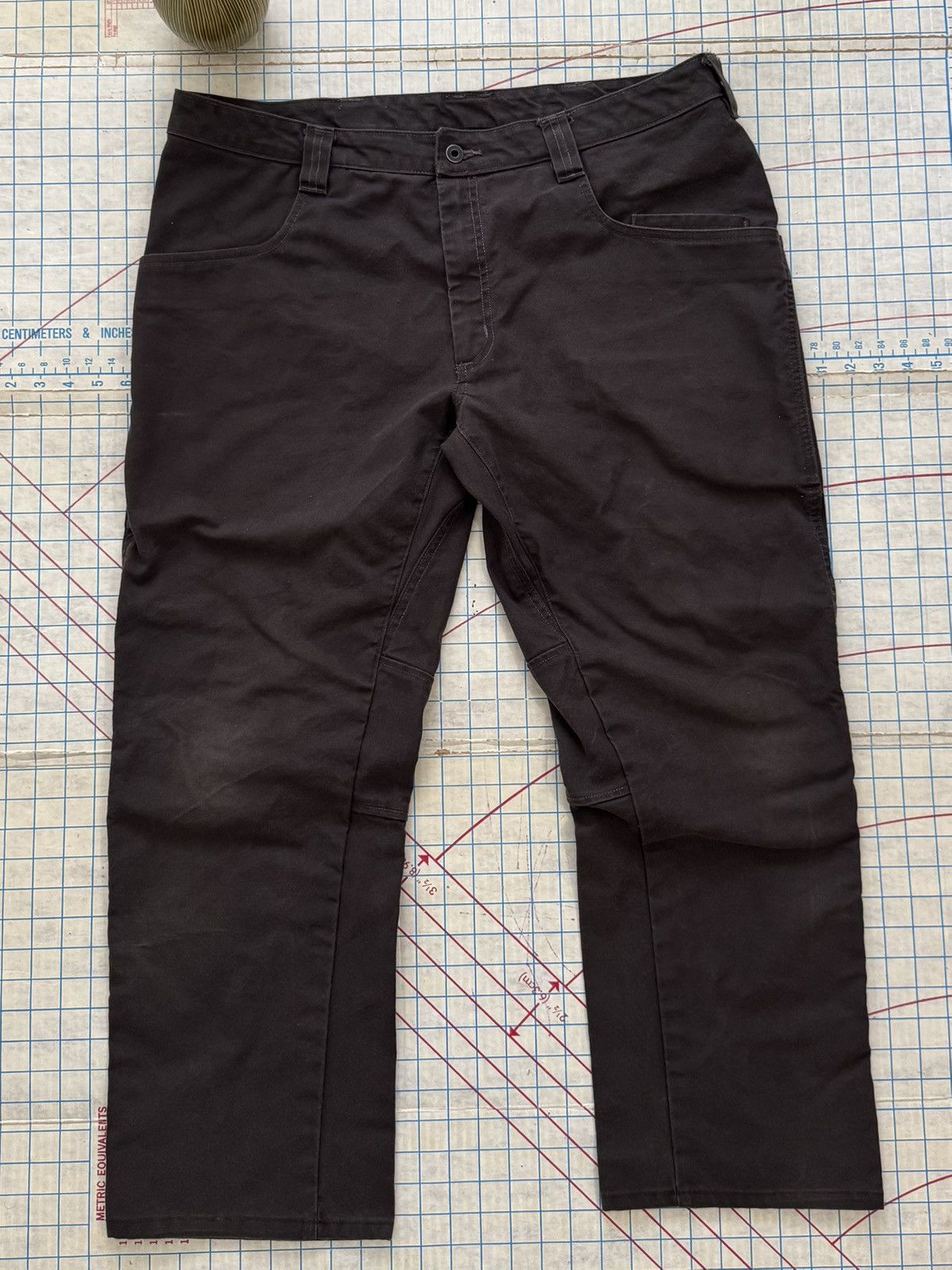 1620 Workwear 1620 Workwear Brown Work Pants Fits Mens Size 40x29 Cordura Size US 40 / EU 56 - 3 Thumbnail