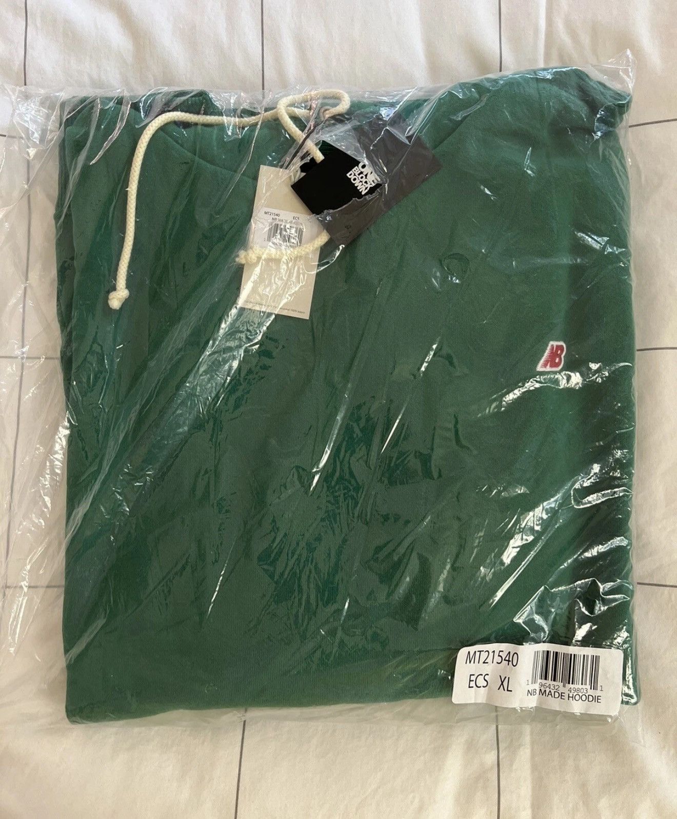 New Balance New Balance Made in USA Core Hoodie Green Hooded Sweatshirt Size US XL / EU 56 / 4 - 4 Thumbnail