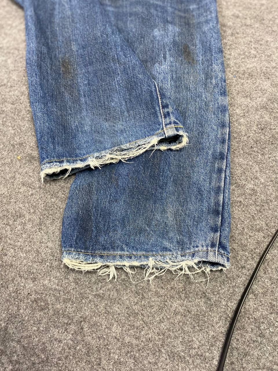 Japanese Brand vintage japanese brands selvedge distressed rework denim Size US 34 / EU 50 - 8 Thumbnail