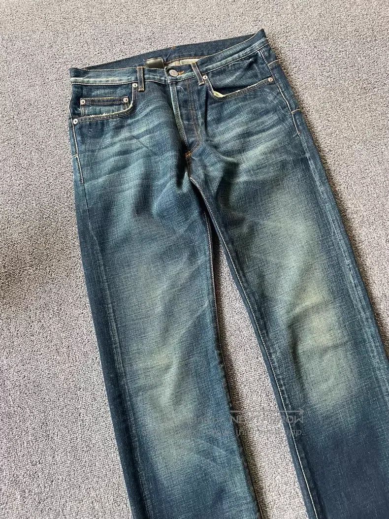 Dior Dior Indigo Denim Cat Whisker Washed Ripped Destroyed Deni Size US 30 / EU 46 - 3 Thumbnail