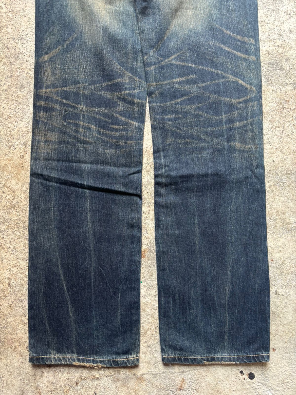 Japanese Brand 2000s Japanese Edwin Rusty Mud Wash Jeans Size US 28 / EU 44 - 11 Thumbnail