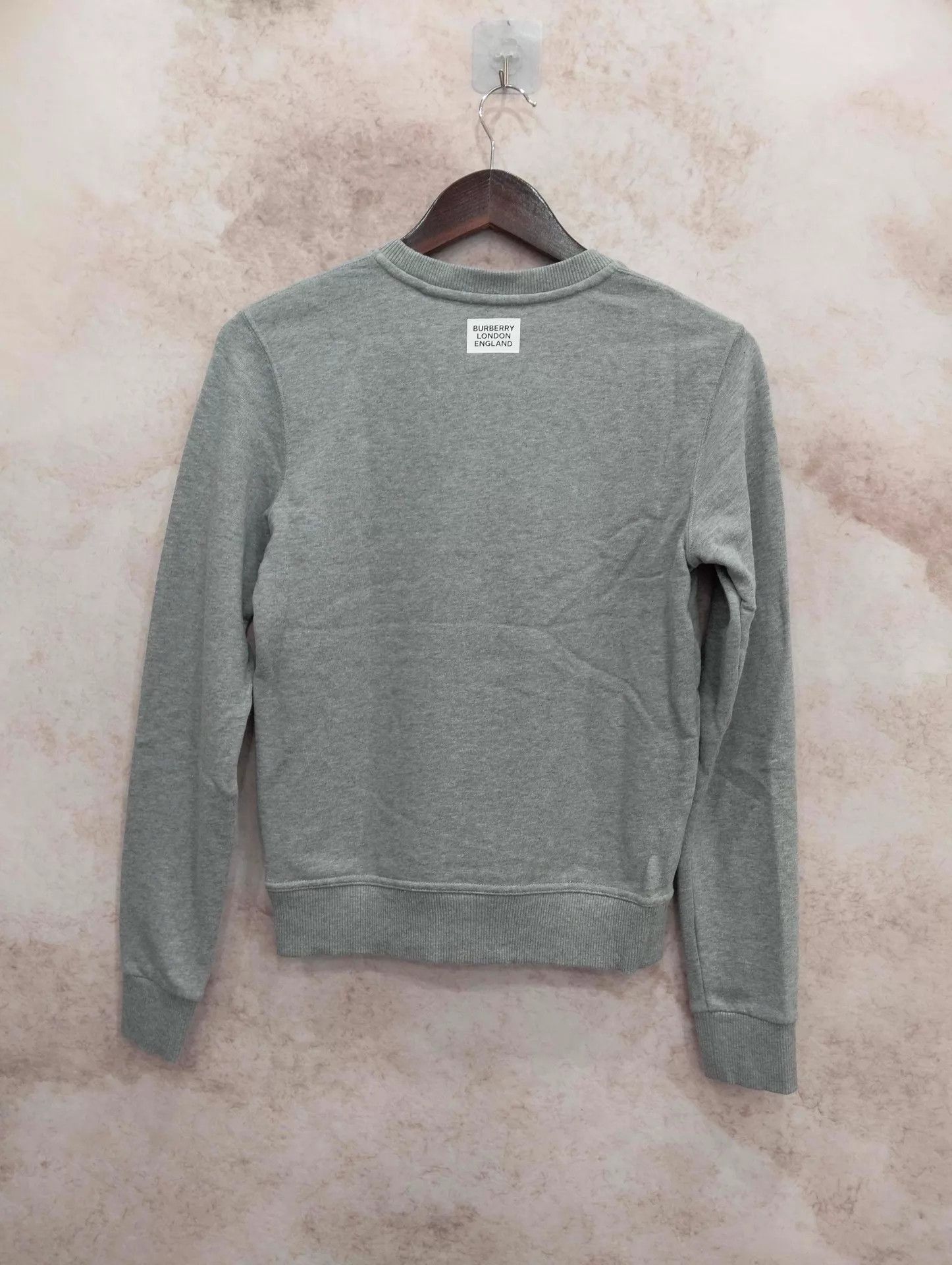 Burberry Burberry Logo Print Hoodie Women's Gray XS Size XS / US 0-2 / IT 36-38 - 2 Thumbnail