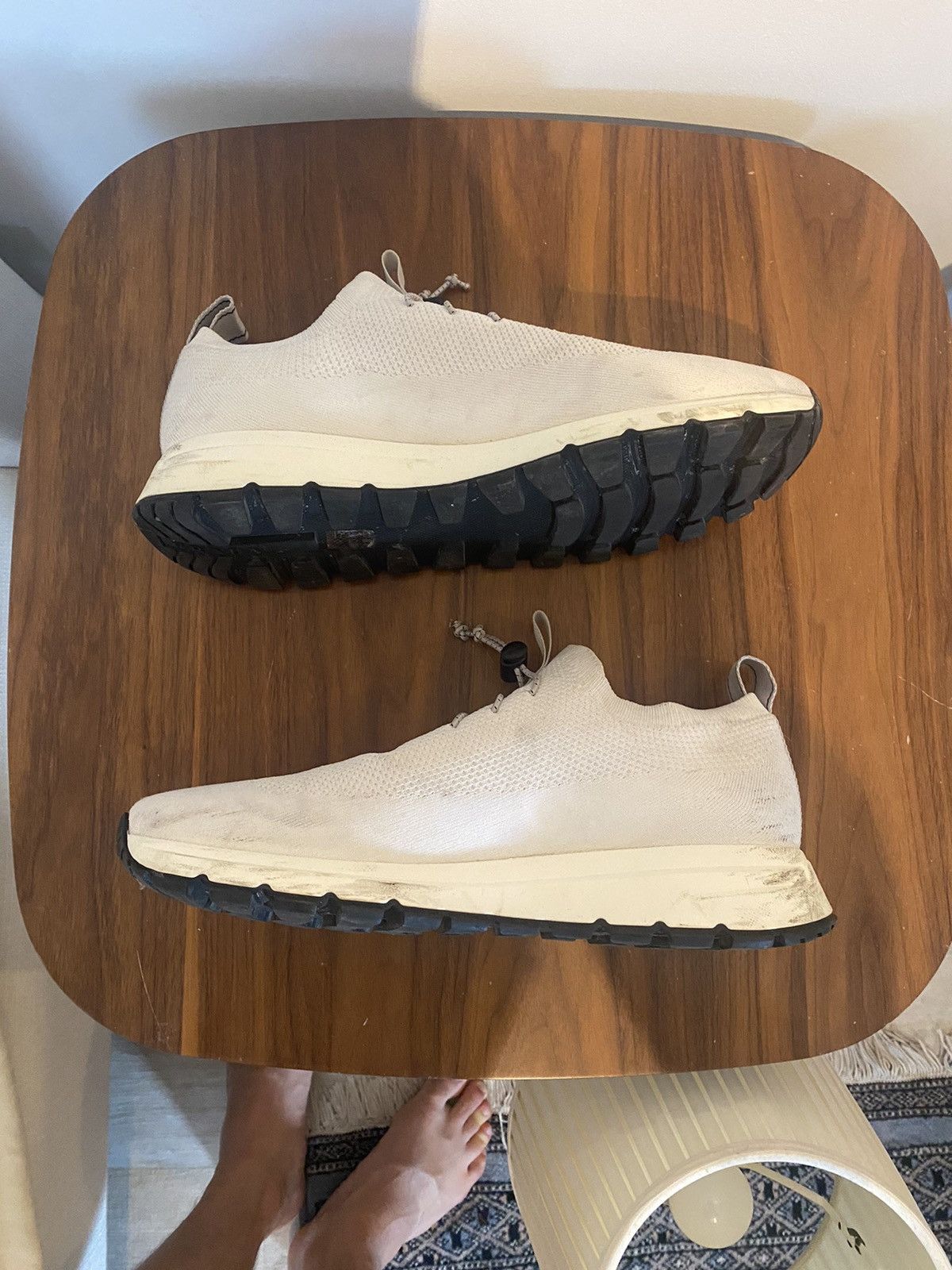 Prada Prada White Knit Sneaker Size US 10 / EU 43 - 3 Thumbnail