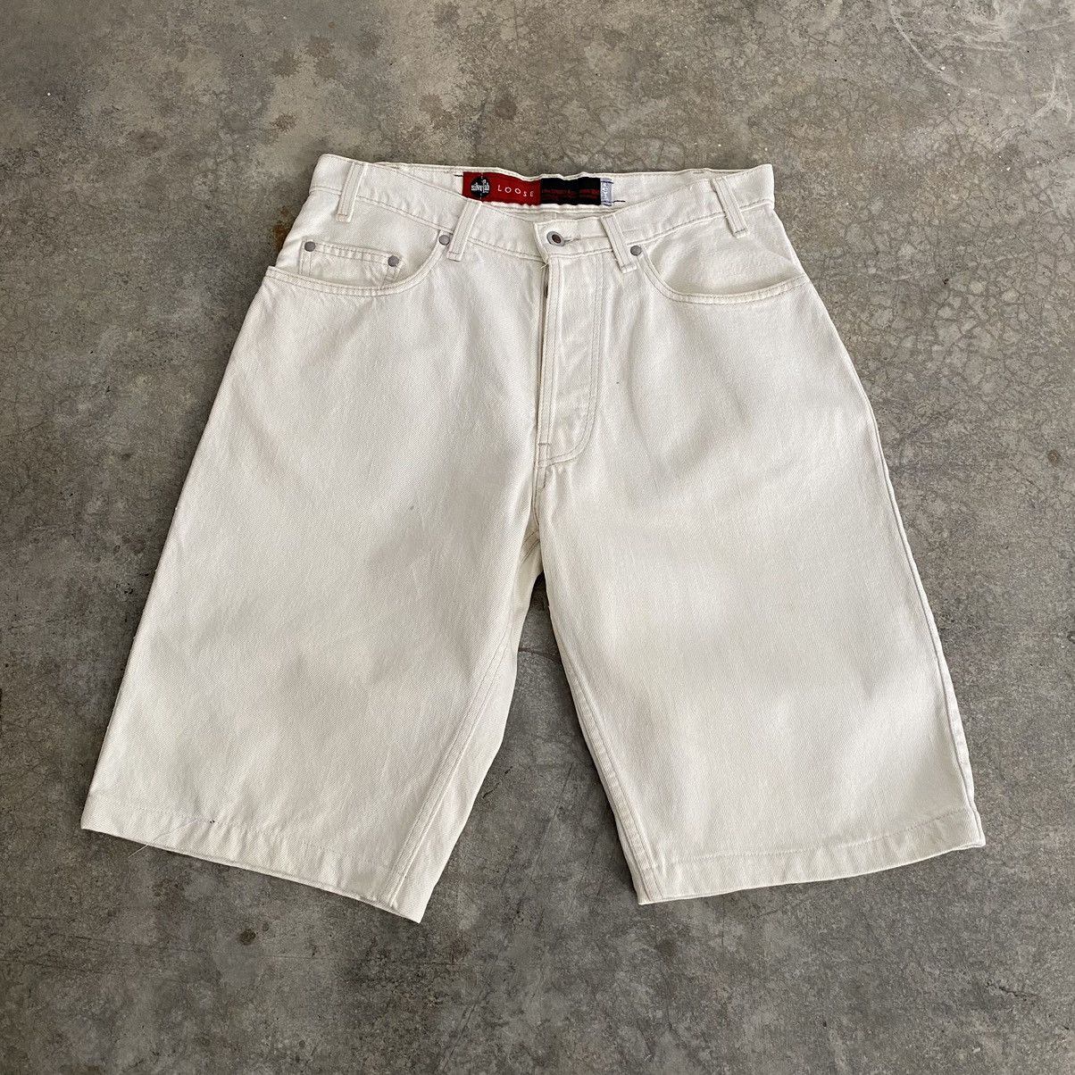 Vintage 90's Levi's Silver tab Jorts Baggy Distressed Light
