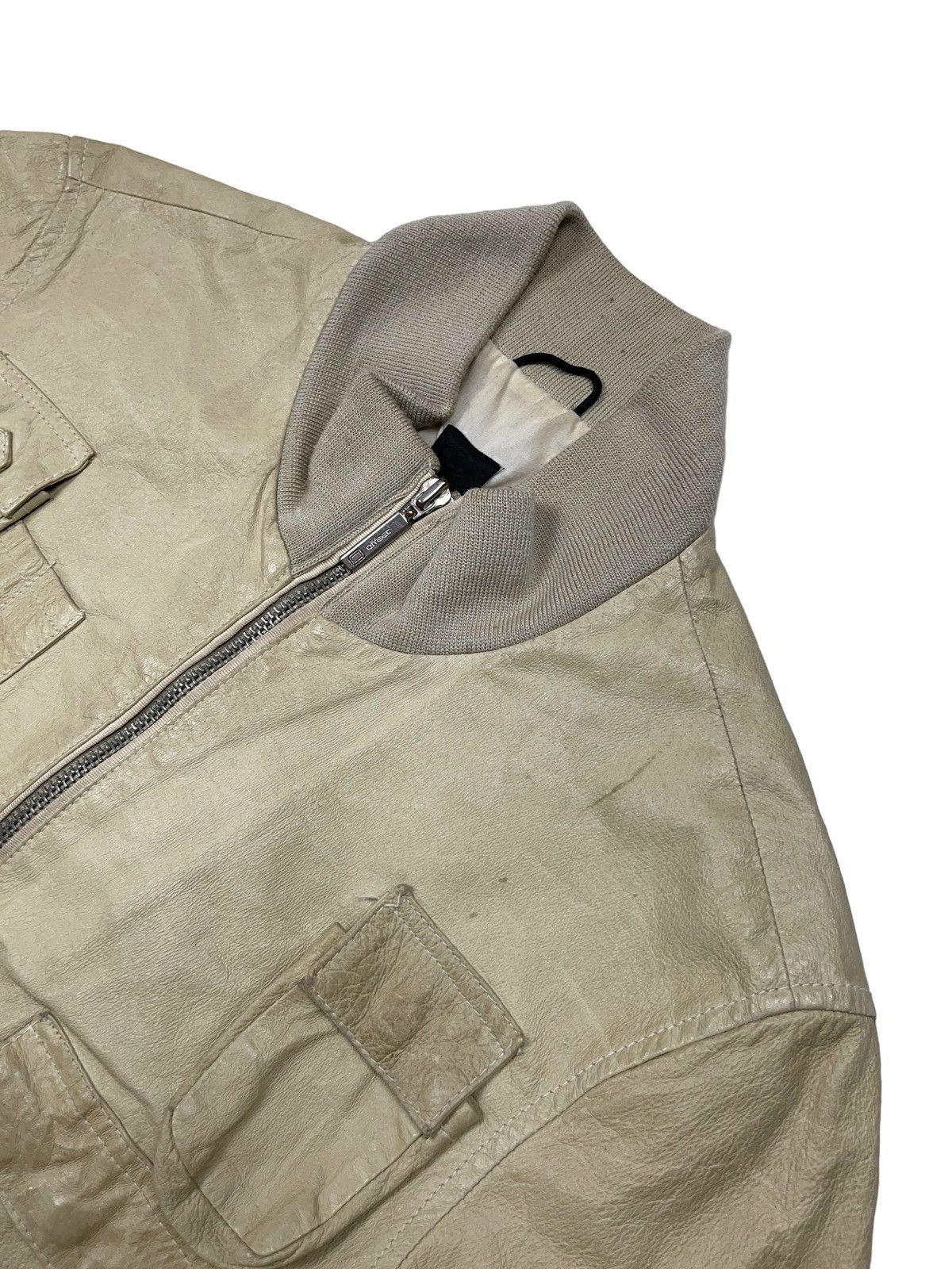 Japanese Brand Vintage Multi Pocket Leather Jacket D&G Style Japanese Size US L / EU 52-54 / 3 - 9 Thumbnail