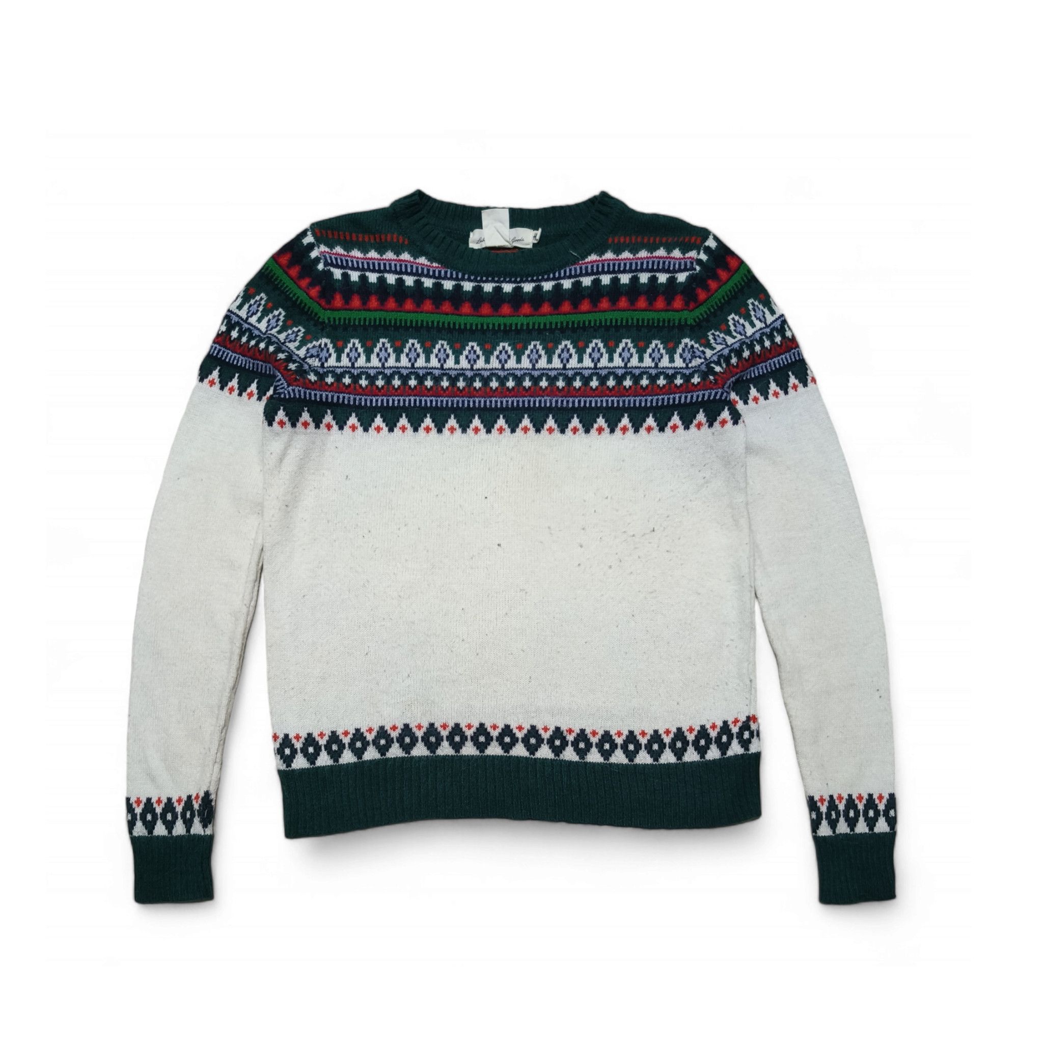 H&M Vintage H&M Ethnic Motifs Pattern Knit Crewneck Sweater Size S / US 4 / IT 40 - 1 Thumbnail