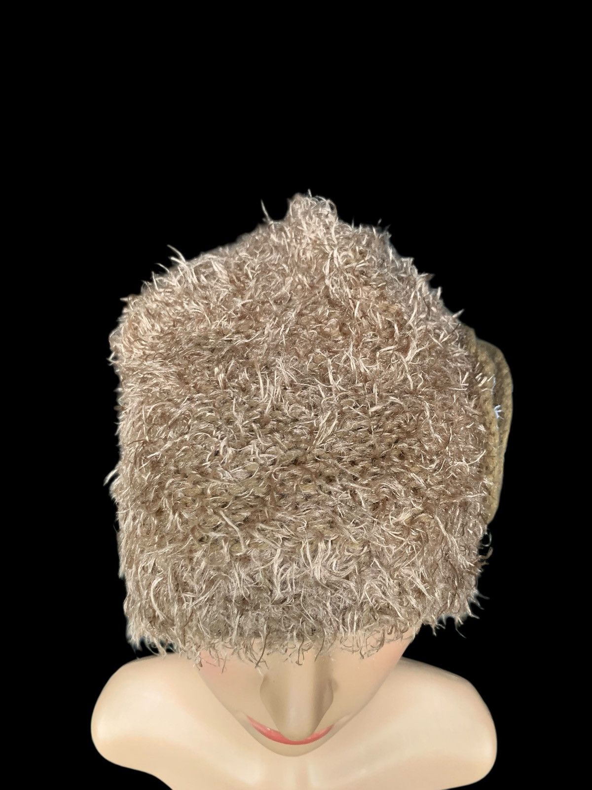 Japanese Brand × Kapital × Vintage Japanese Mohawk Fur Big Beanie Hat Size ONE SIZE - 7 Thumbnail