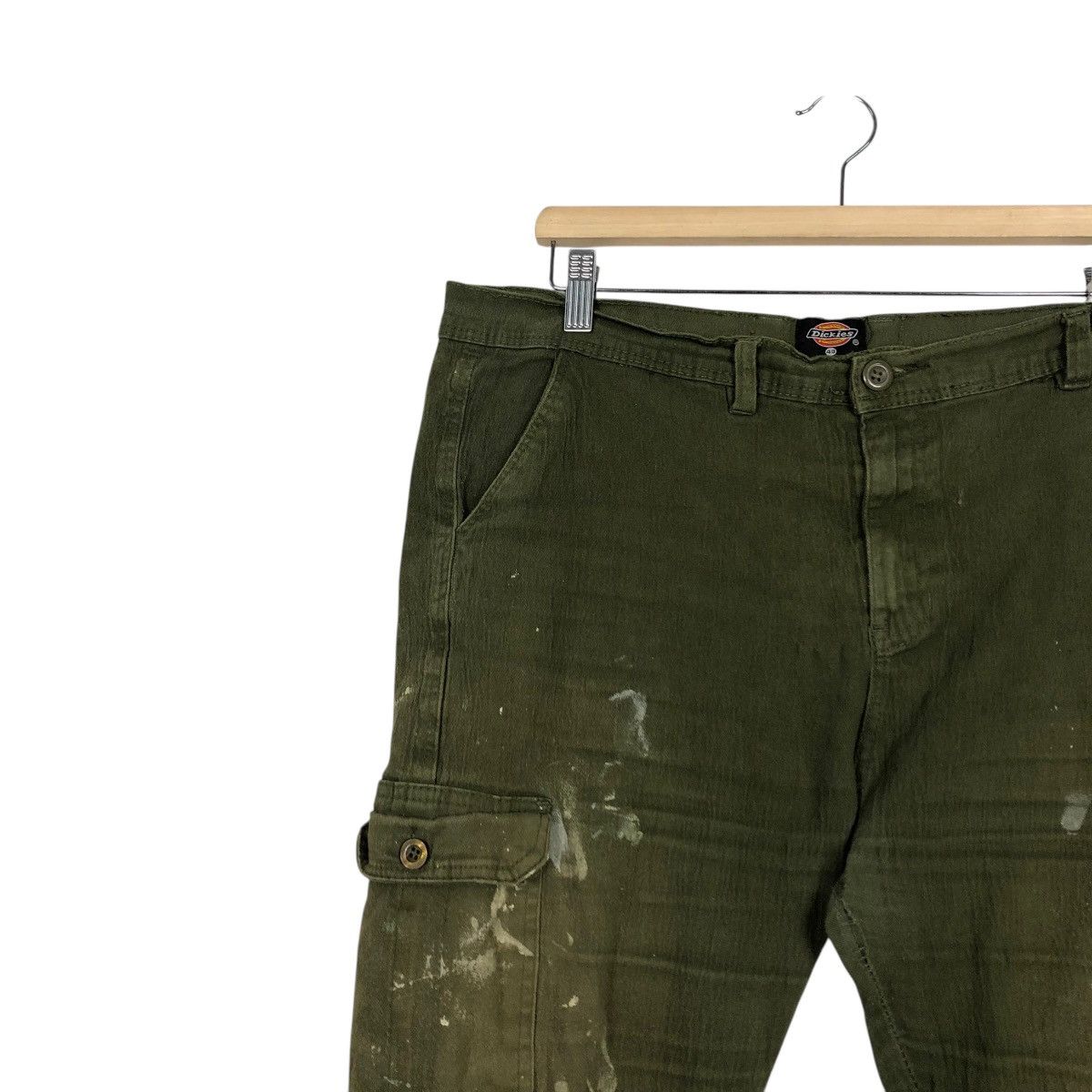 Japanese Brand 🔥VINTAGE WORKER PANTS CARGO PAINT DESIGN DICKIES USA Size US 36 / EU 52 - 9 Thumbnail