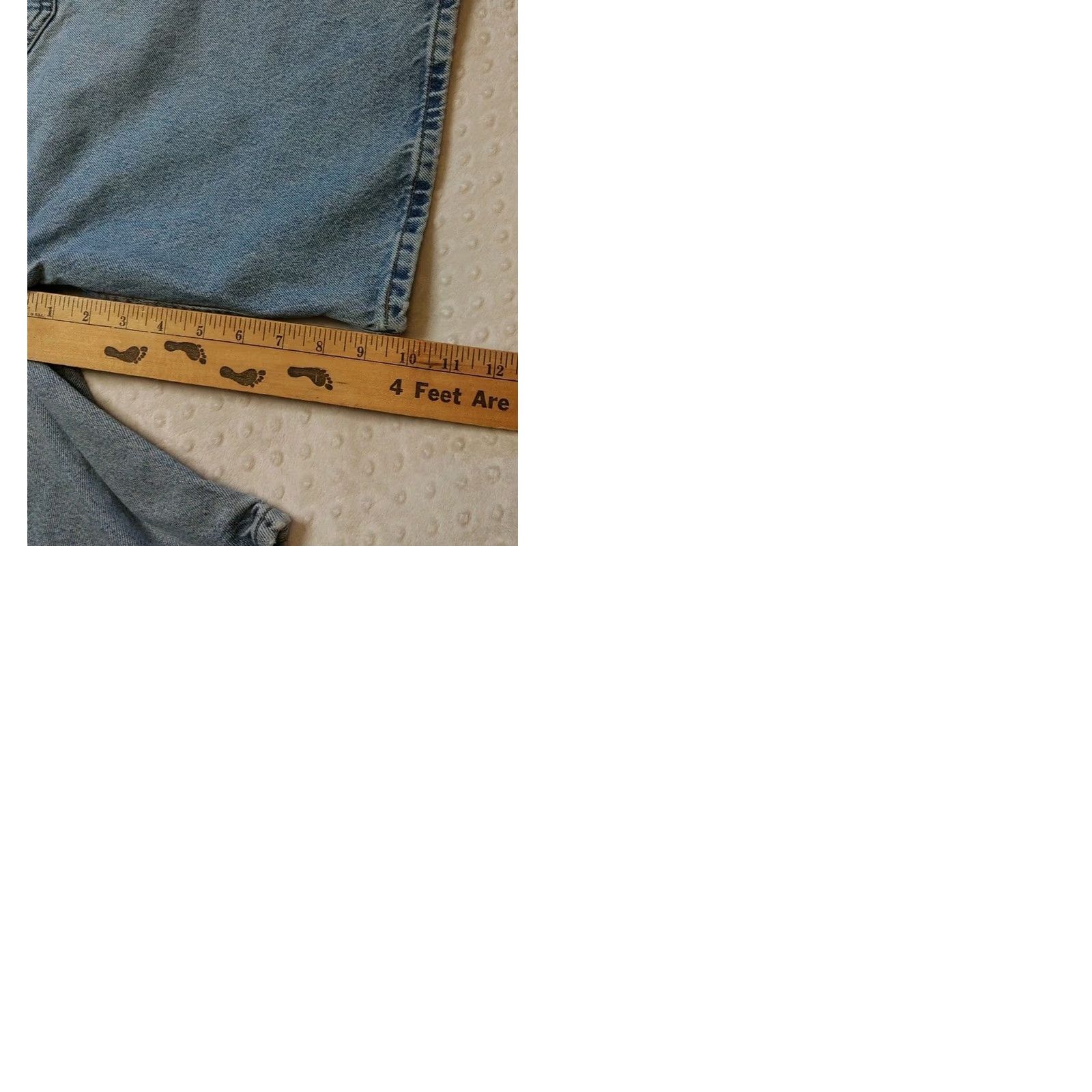 Tommy Hilfiger VINTAGE Tommy Hilfiger Denim Baggy Jean Shorts Jorts 34 Men Blue 90s Hip Hop American Denim Short Mens 34 Shorts Size US 34 / EU 50 - 9 Thumbnail