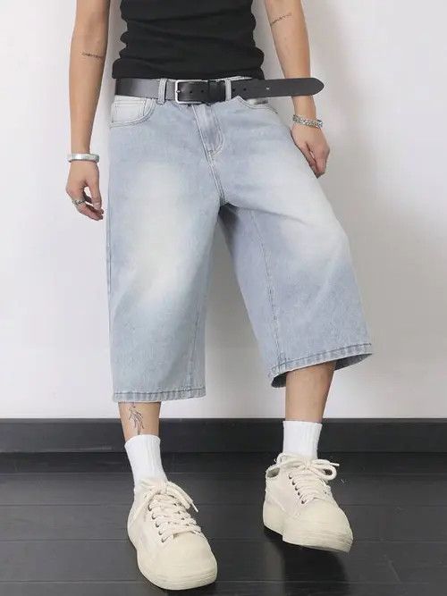 Japanese Brand × Vintage VINTAGE retro Y2K DRIP jeans shorts jorts Size US 32 / EU 48 - 2 Thumbnail