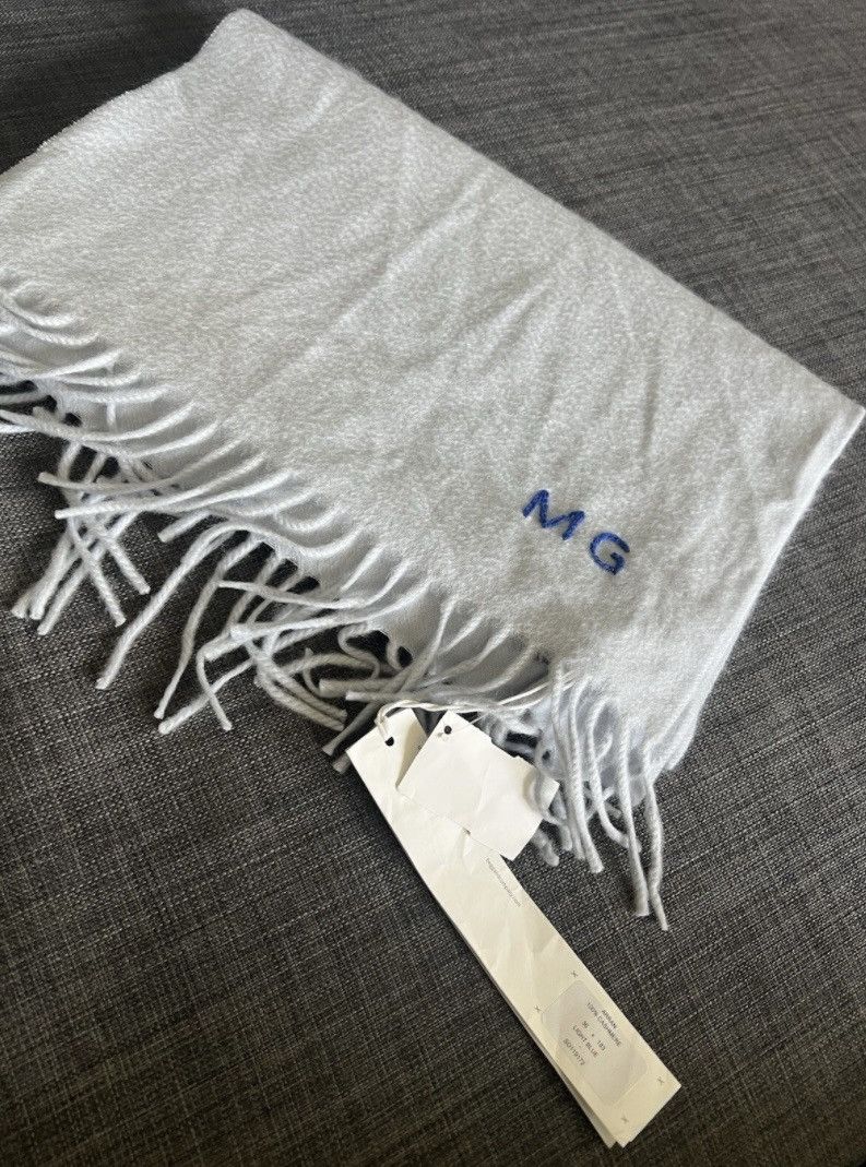 Begg x Co Begg & Co Arran 100% Cashmere Light Blue Scarf Size ONE SIZE - 1 Thumbnail