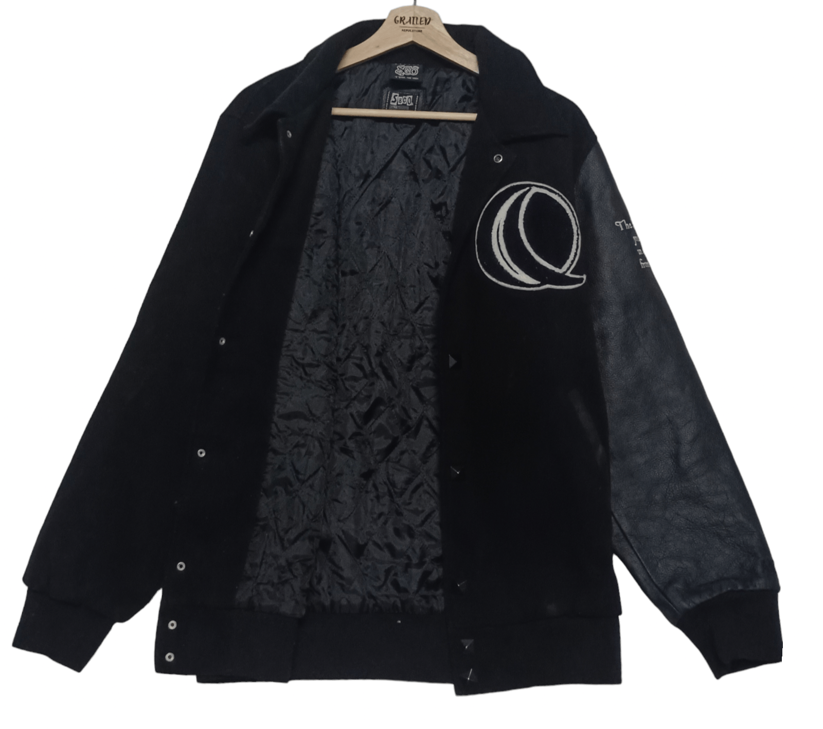 Japanese Brand × Vintage S&CO Varsity Wool Half leather Jacket Size US M / EU 48-50 / 2 - 3 Thumbnail