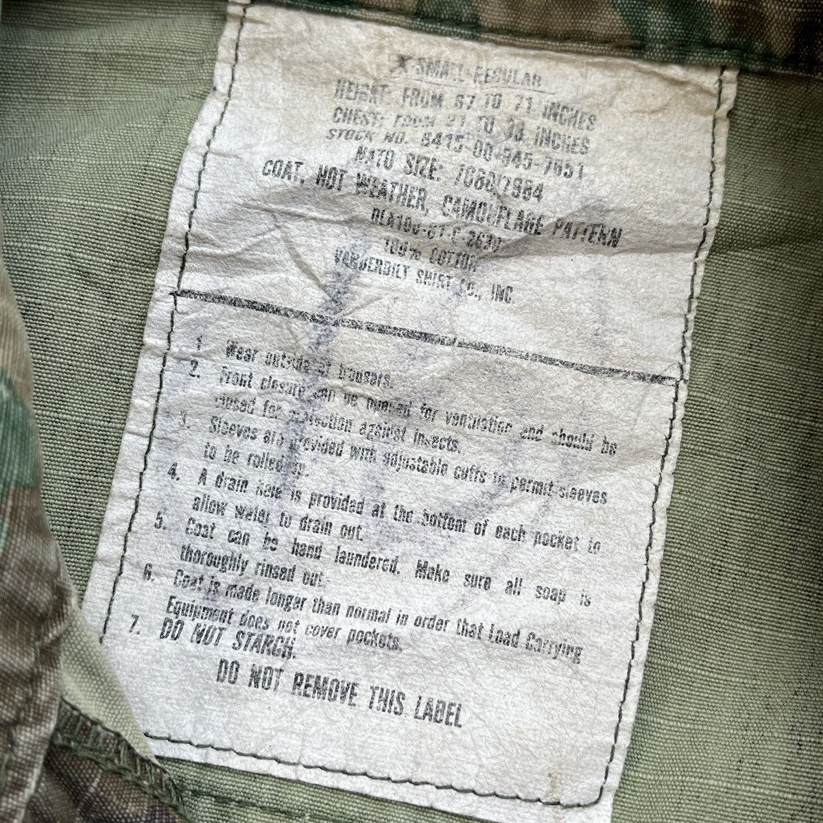 Other VINTAGE VANDERBILT SHIRT CO INC CAMOUFLAGE M-16 JACKET Size US S / EU 44-46 / 1 - 17 Thumbnail
