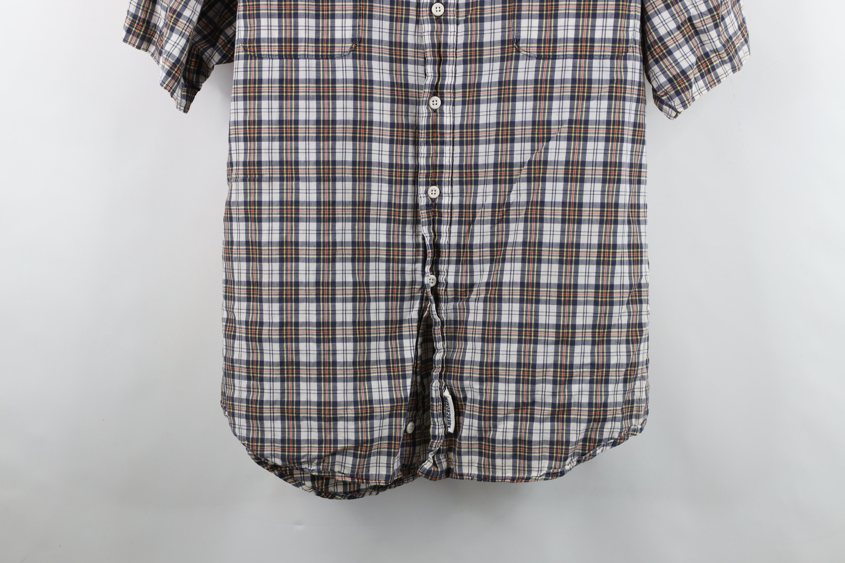Abercrombie & Fitch Vintage 90s Abercrombie & Fitch Collar Button Shirt Plaid Size US L / EU 52-54 / 3 - 3 Thumbnail