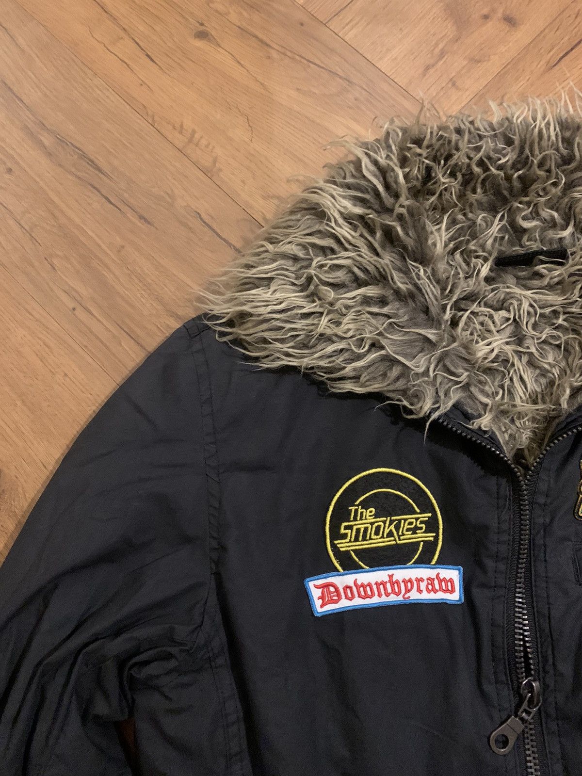 If Six Was Nine 2000s japanese IGNITION fur jacket pacth work lgb vkeistyel Size US M / EU 48-50 / 2 - 6 Thumbnail