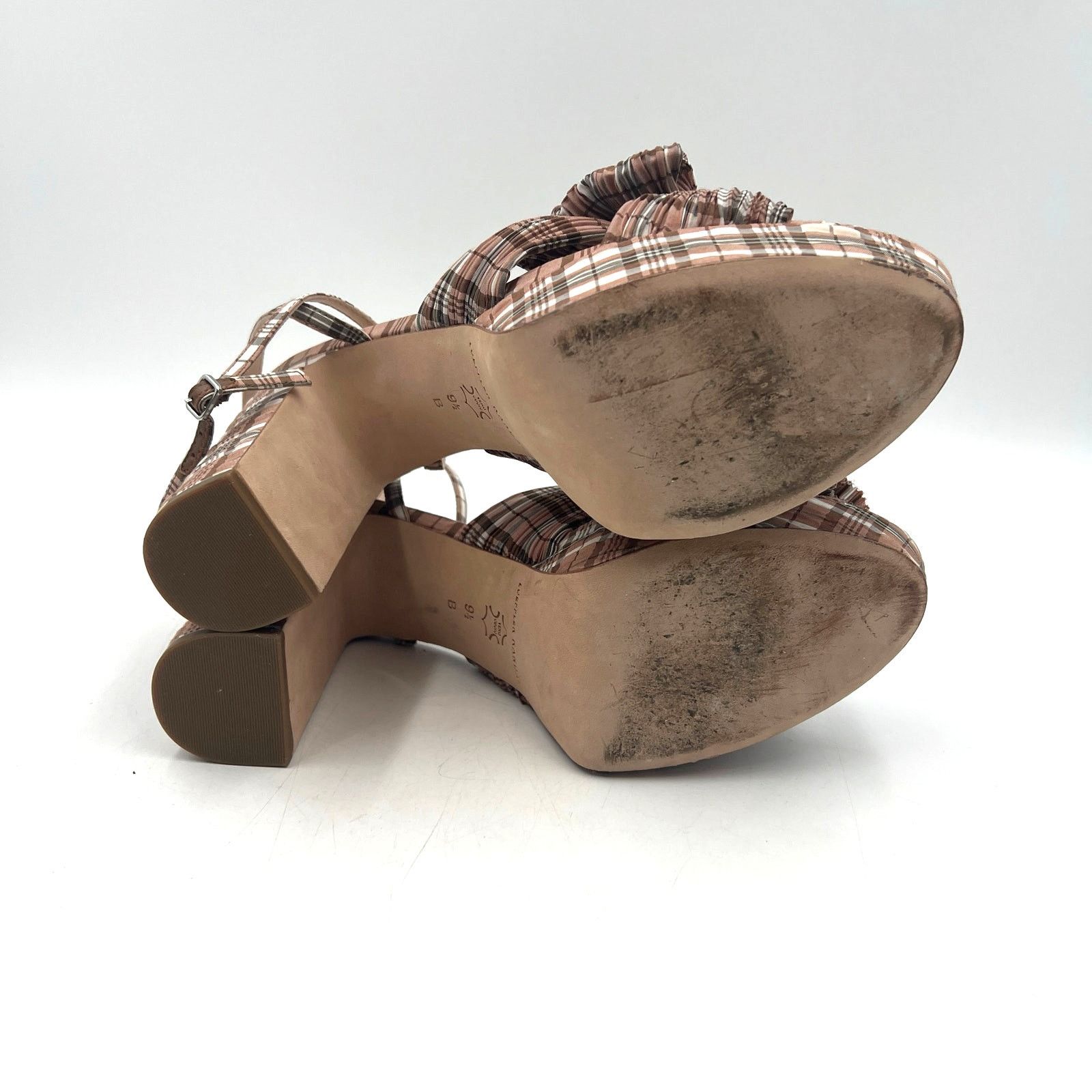 Loeffler Randall Loeffler Randall Natalia Plaid Platform Bow Heels Size US 9.5 / IT 39.5 - 7 Thumbnail