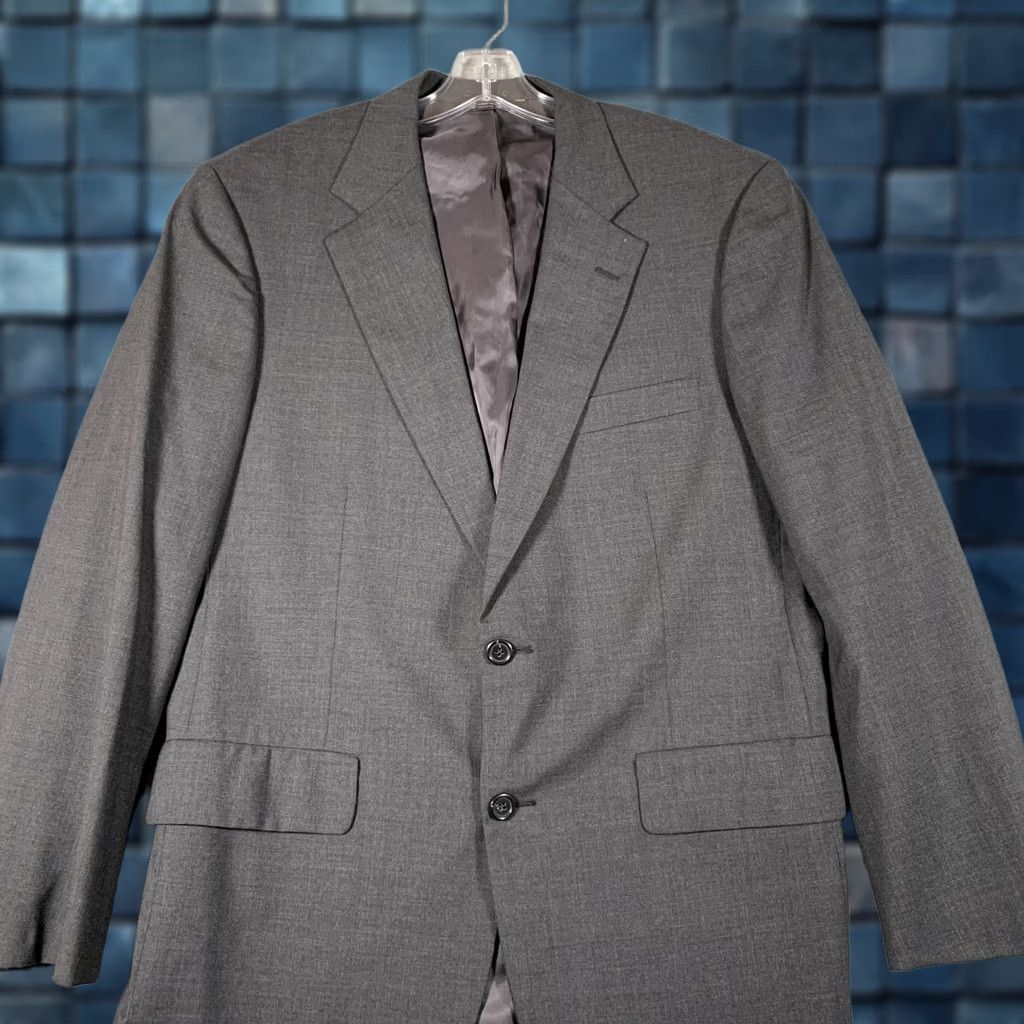 Brooks Brothers Brooks Brothers Suit Jacket Mens 40 Regular Gray Wool 2 Button Blazer Made USA Shirt? Size 40R - 1 Thumbnail