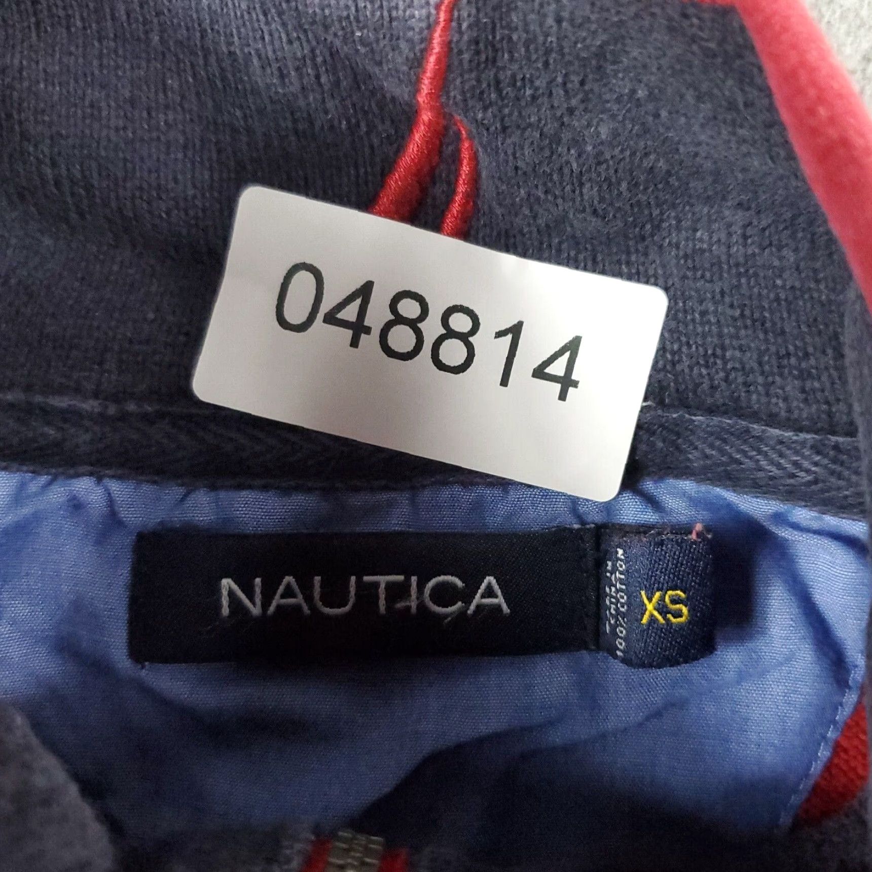 Nautica Nautica Mens Red Casual Sweater XS Extra Small 1/4 Zip Pullover Size US XS / EU 42 / 0 - 8 Thumbnail