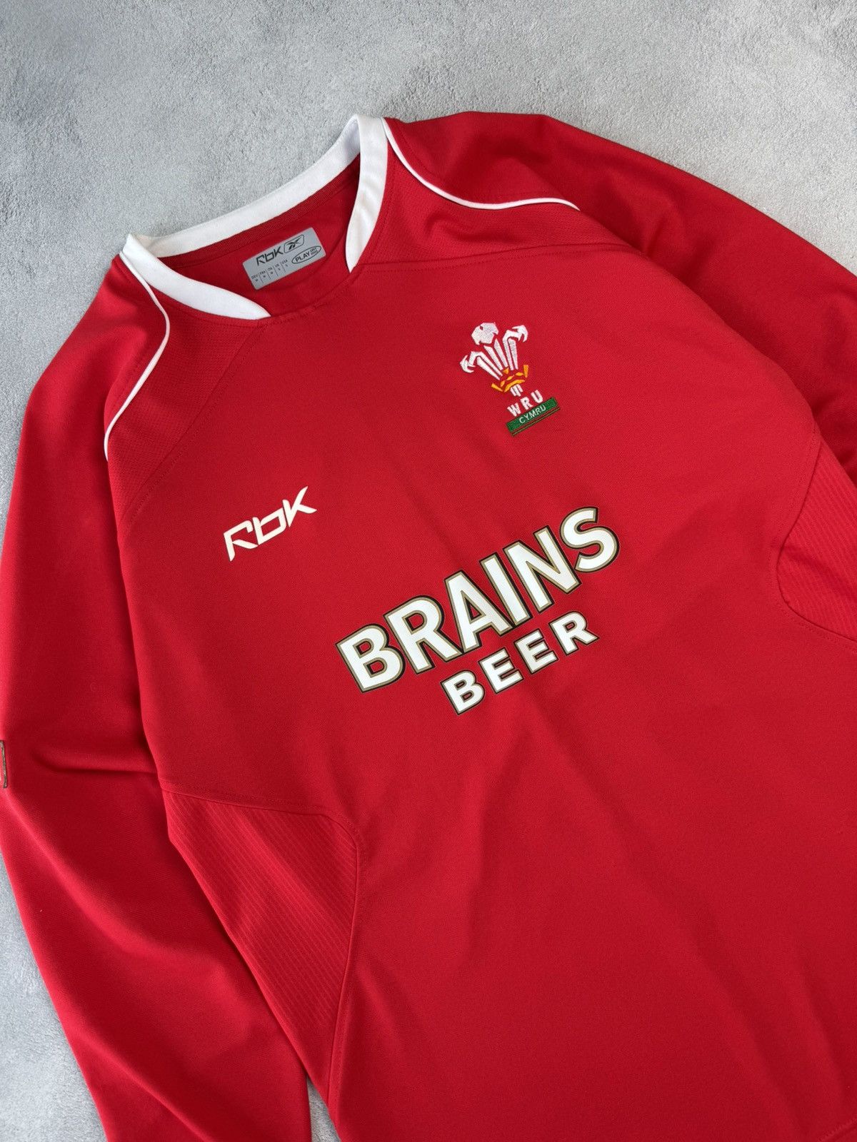 Reebok Wales WRU Cymru Rugby Union 2006 2007 Home Jersey Reebok Size US M / EU 48-50 / 2 - 3 Thumbnail