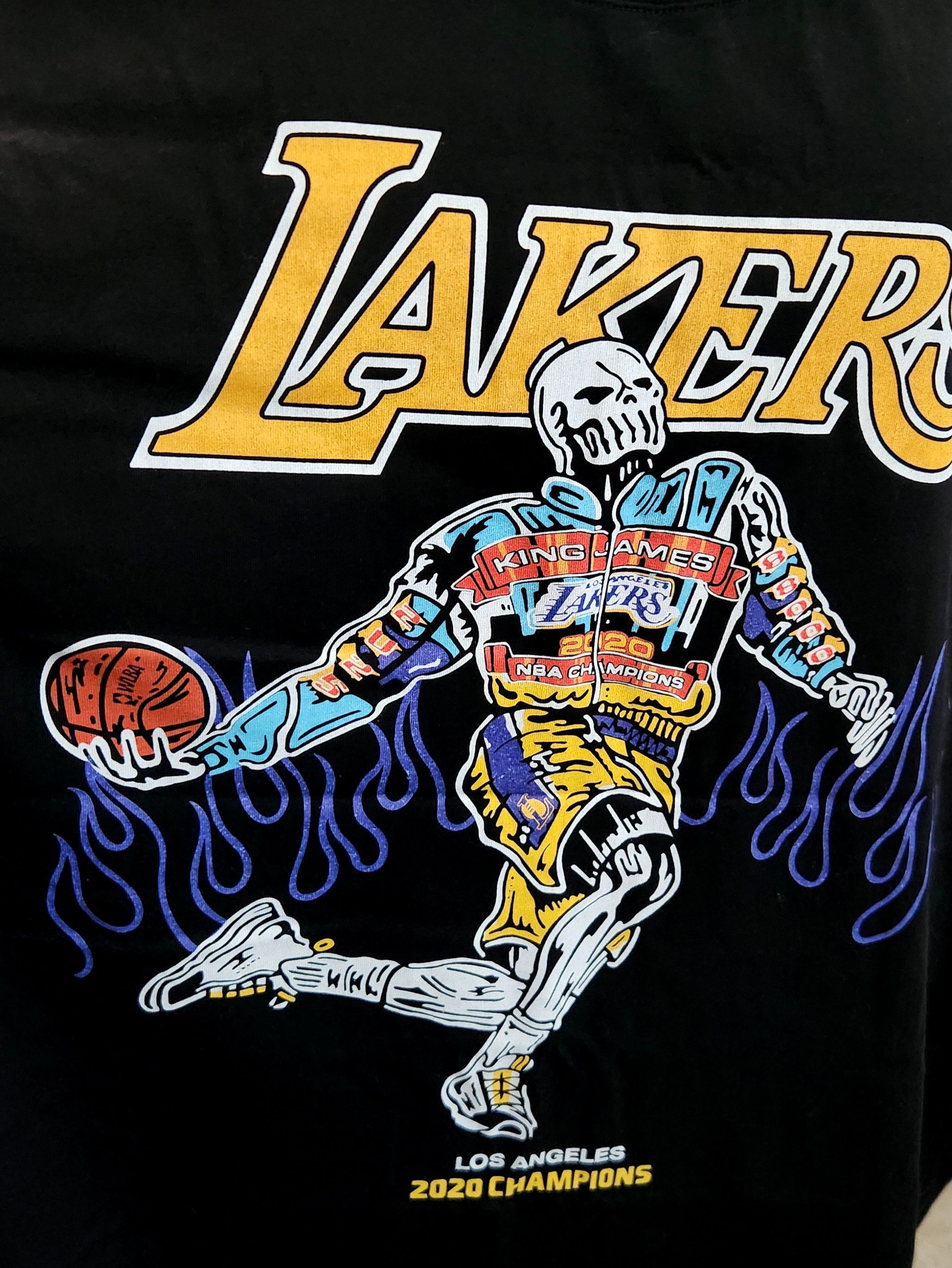 Warren Lotas Warren Lotas Lakers Lebron James XXXL 3XL tee shirt Size US XXL / EU 58 / 5 - 2 Thumbnail