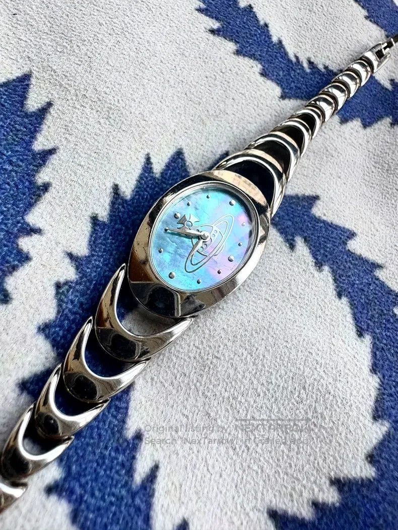 Vivienne Westwood Vivienne Westwood Vintage blue iridescent mother-of-pearl Size ONE SIZE - 1 Thumbnail