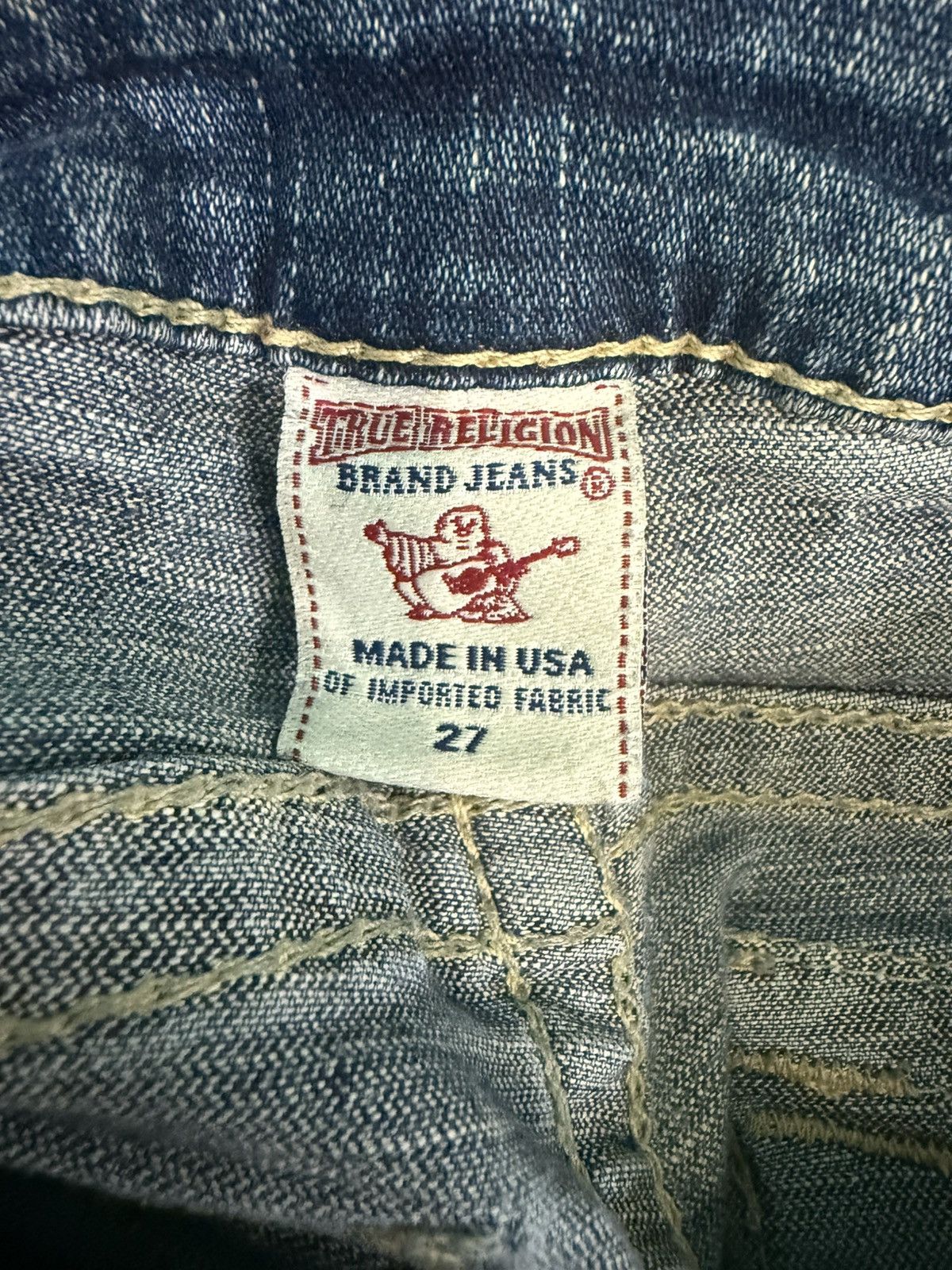 True Religion × Vintage VINTAGE TRUE RELIGION FLARE JEANS Size 28" / US 6 / IT 42 - 9 Thumbnail