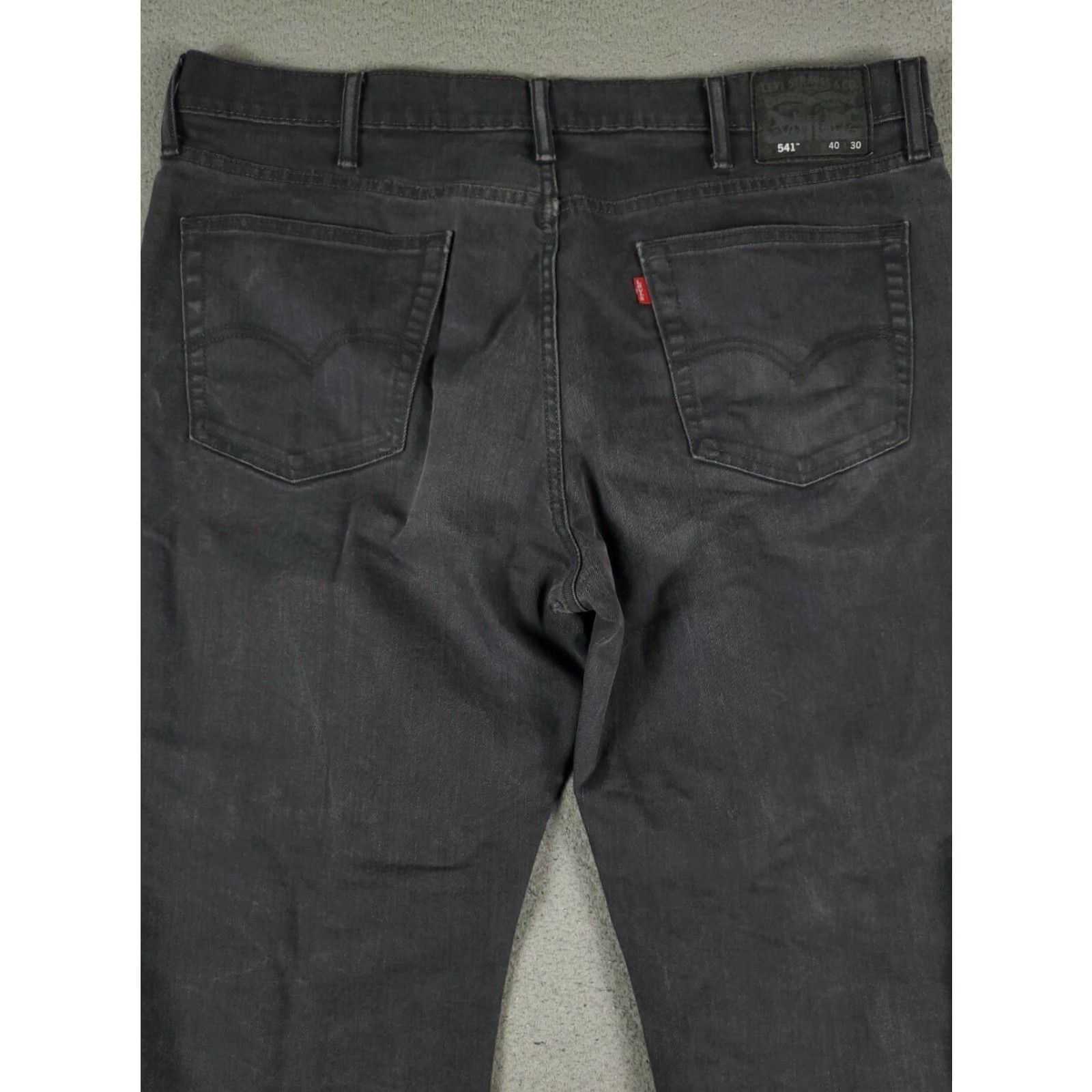 Levi's Levis 541 Athletic Fit Straight Leg Gray Jeans Mens Size 40x28 Size US 40 / EU 56 - 7 Thumbnail