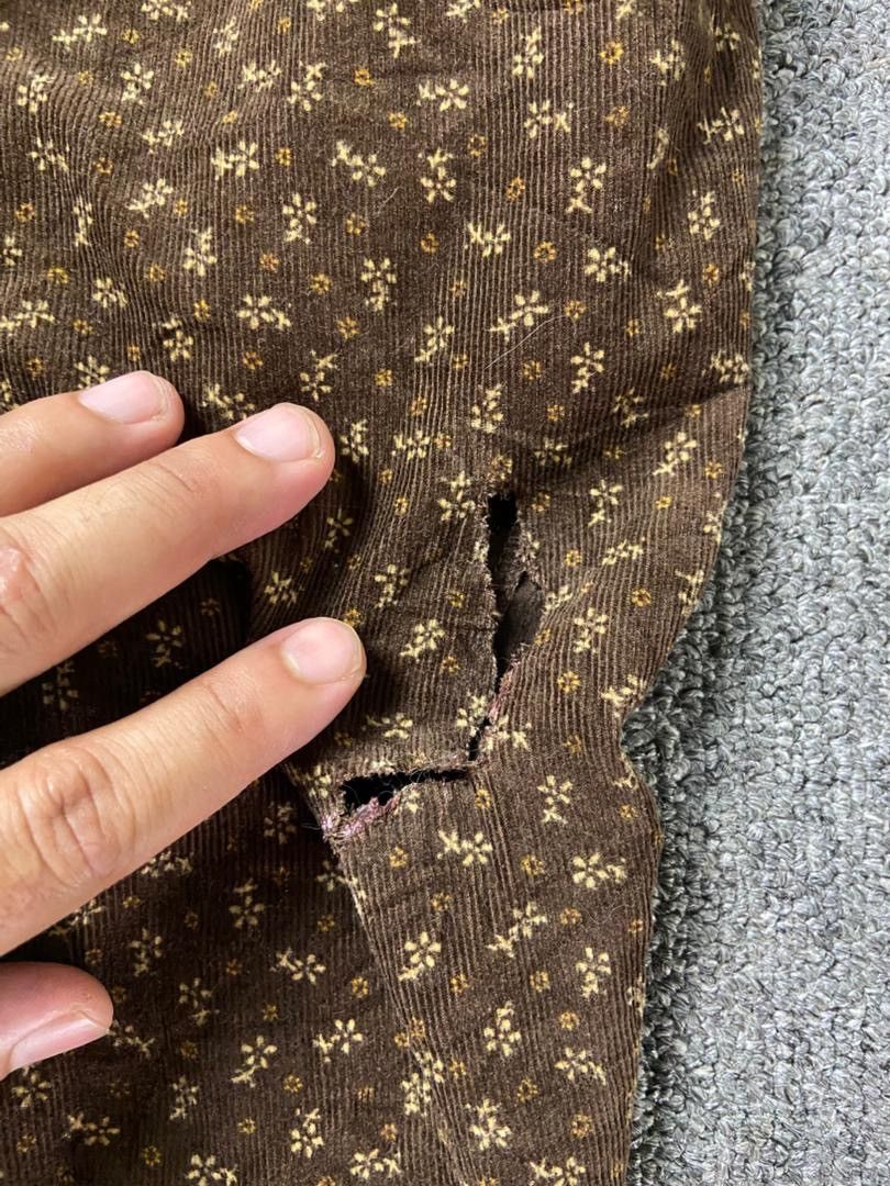 PPFM PPFM Corduroy Shirt with Small Floral Print (201) Size US M / EU 48-50 / 2 - 6 Thumbnail