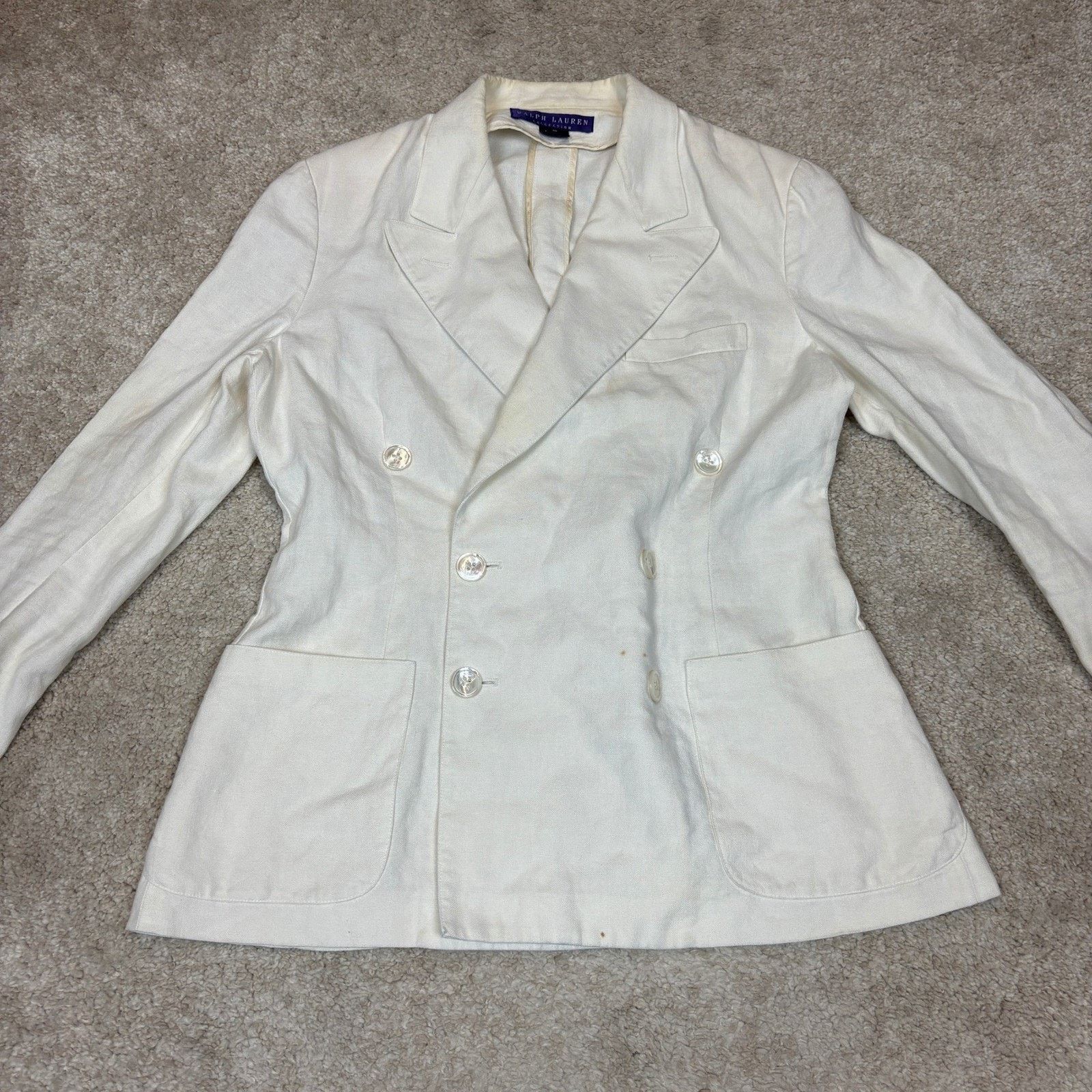 Ralph Lauren Ralph Lauren Purple Label Women's Hemp Blazer Size 10 Size L / US 10 / IT 46 - 2 Thumbnail