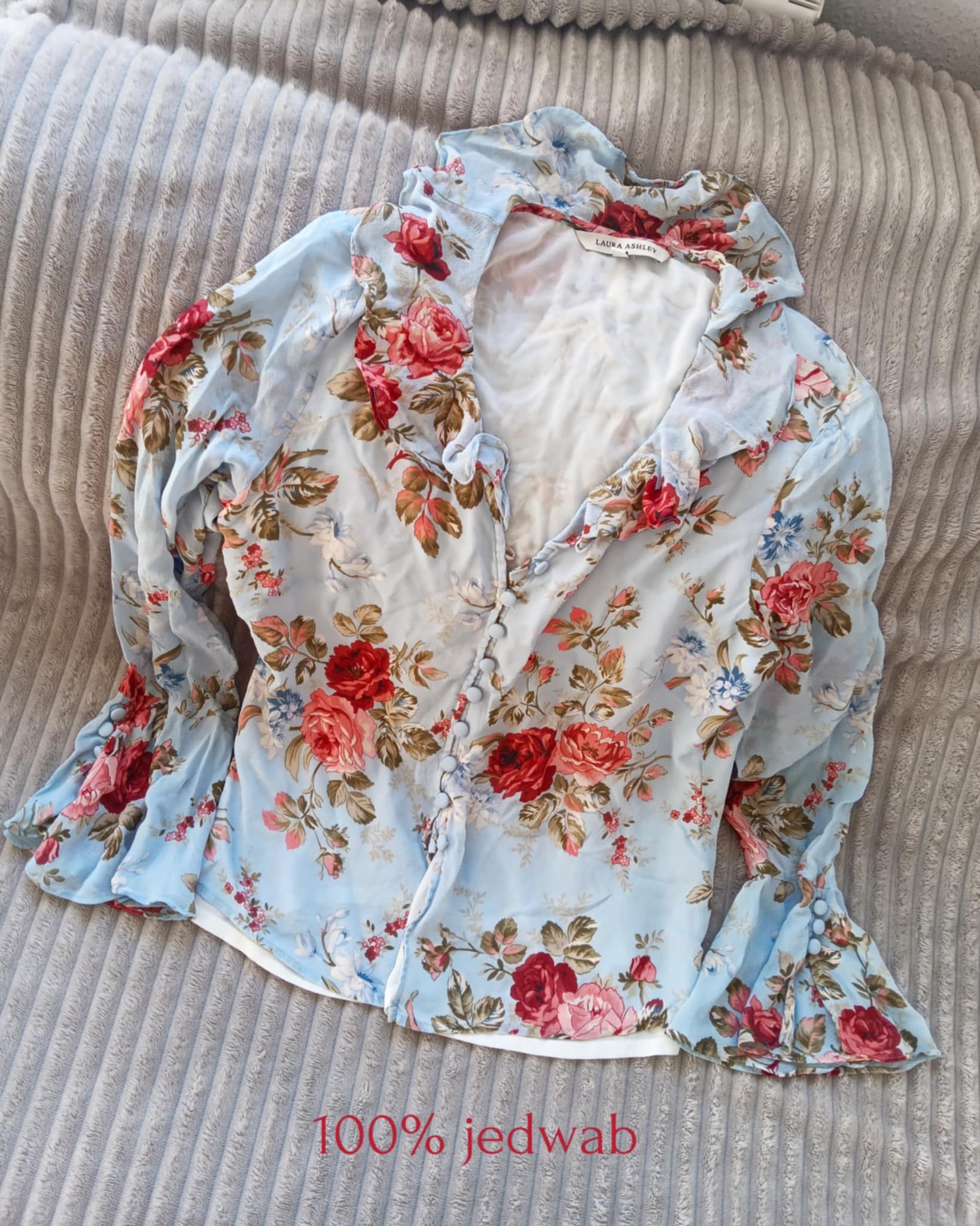 Laura Ashley Laura Ashley silk shirt Size L / US 10 / IT 46 - 1 Thumbnail