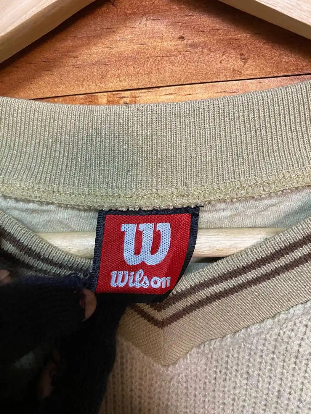 Wilson Vintage 90s Wilson Jumper Knitwear Made In Japan Size US L / EU 52-54 / 3 - 7 Thumbnail