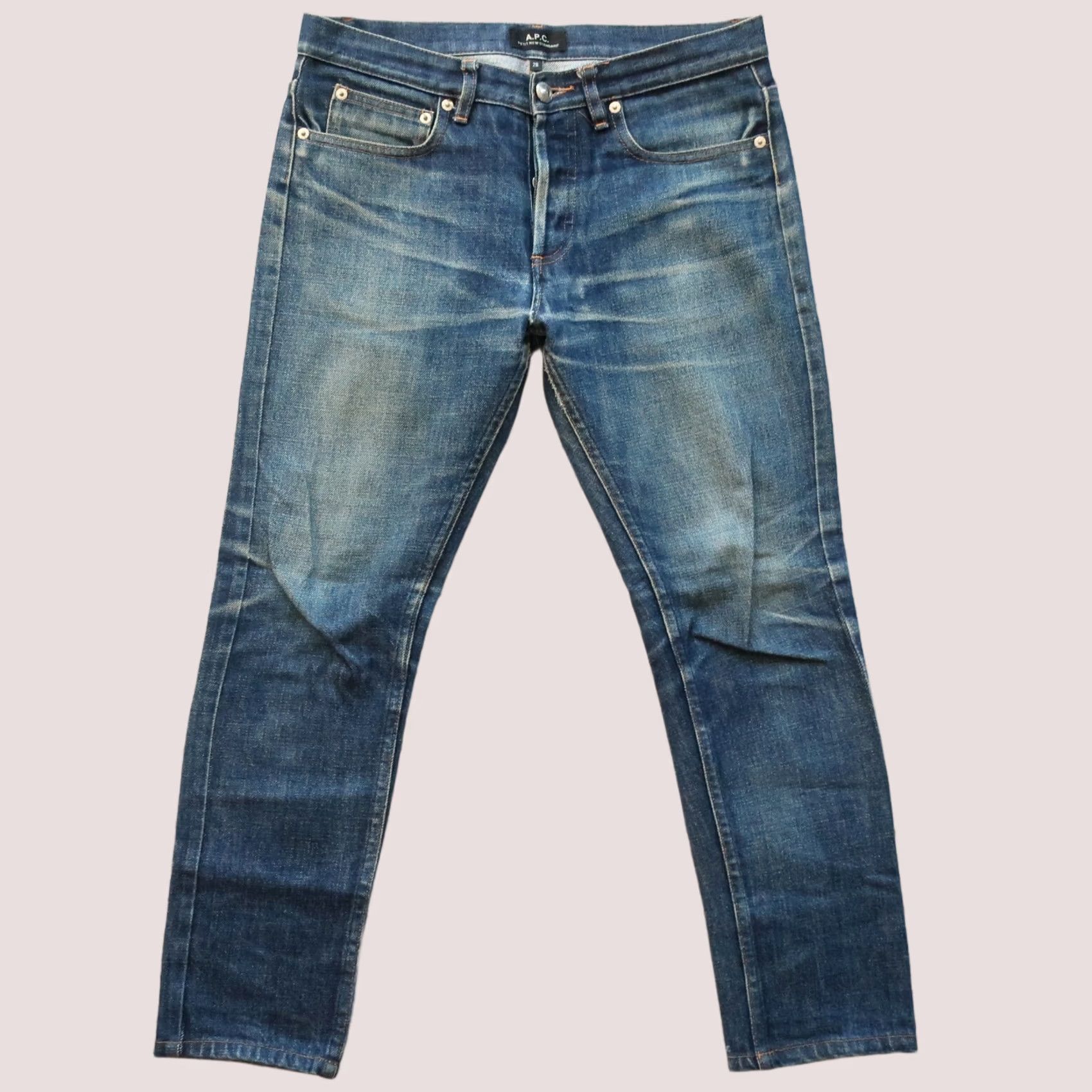 Denime APC Petit New Standard Jeans Size 30 Denim Distressed Faded Destroyed Size US 30 / EU 46 - 1 Thumbnail