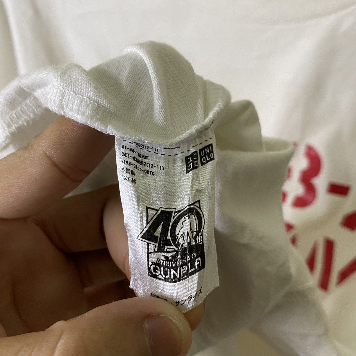 Anime Gundam Gunpla 40th Anniversary Bandai Collaboration Tee Size US L / EU 52-54 / 3 - 4 Thumbnail