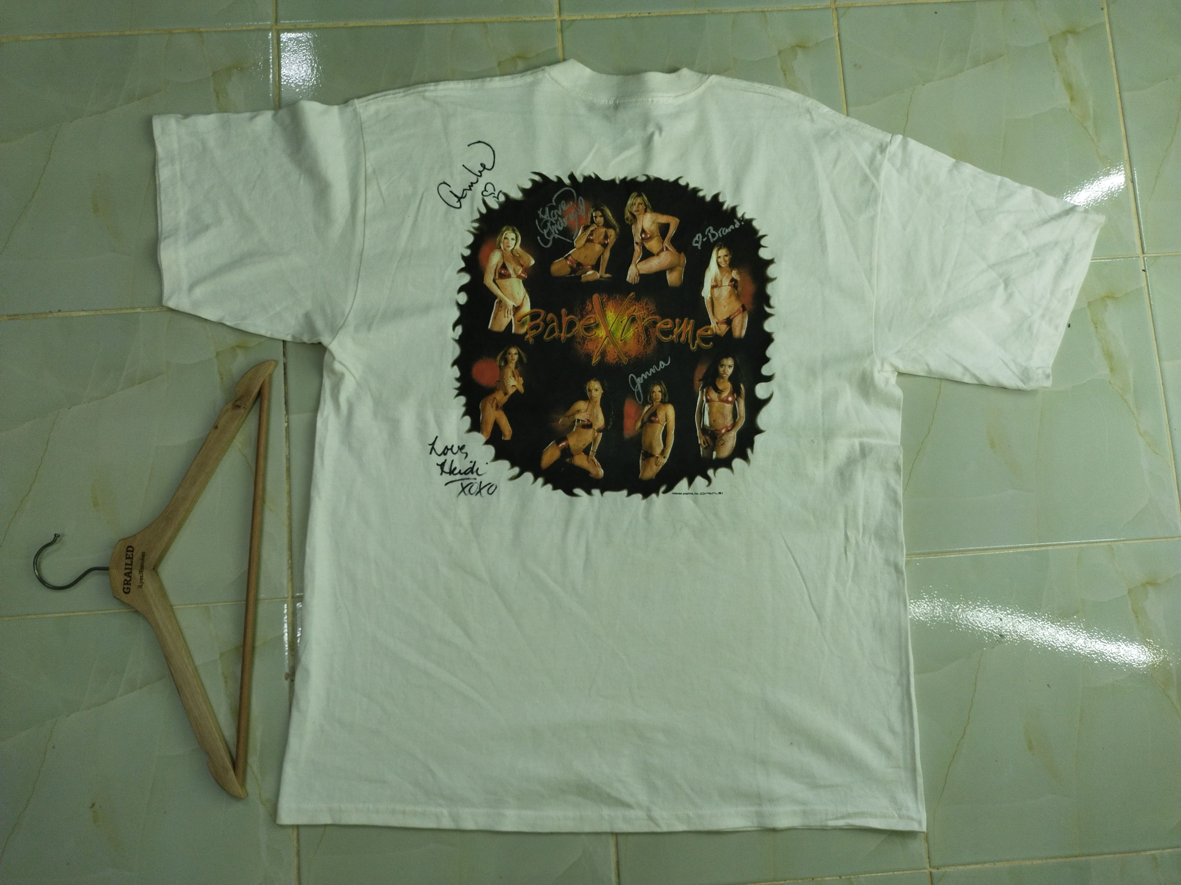 Hot Model Sex Vintage 00's Babe X Treme Sex Porno Movie Bad Attitude Tee Size US XL / EU 56 / 4 - 8 Thumbnail