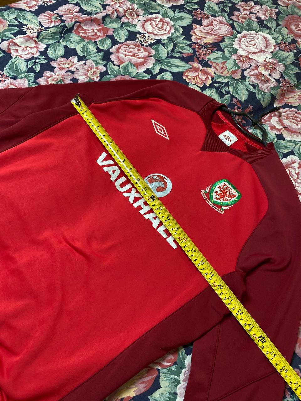 Umbro × Vintage Vintage Wales Umbro Training Sweat Top Size US L / EU 52-54 / 3 - 6 Thumbnail