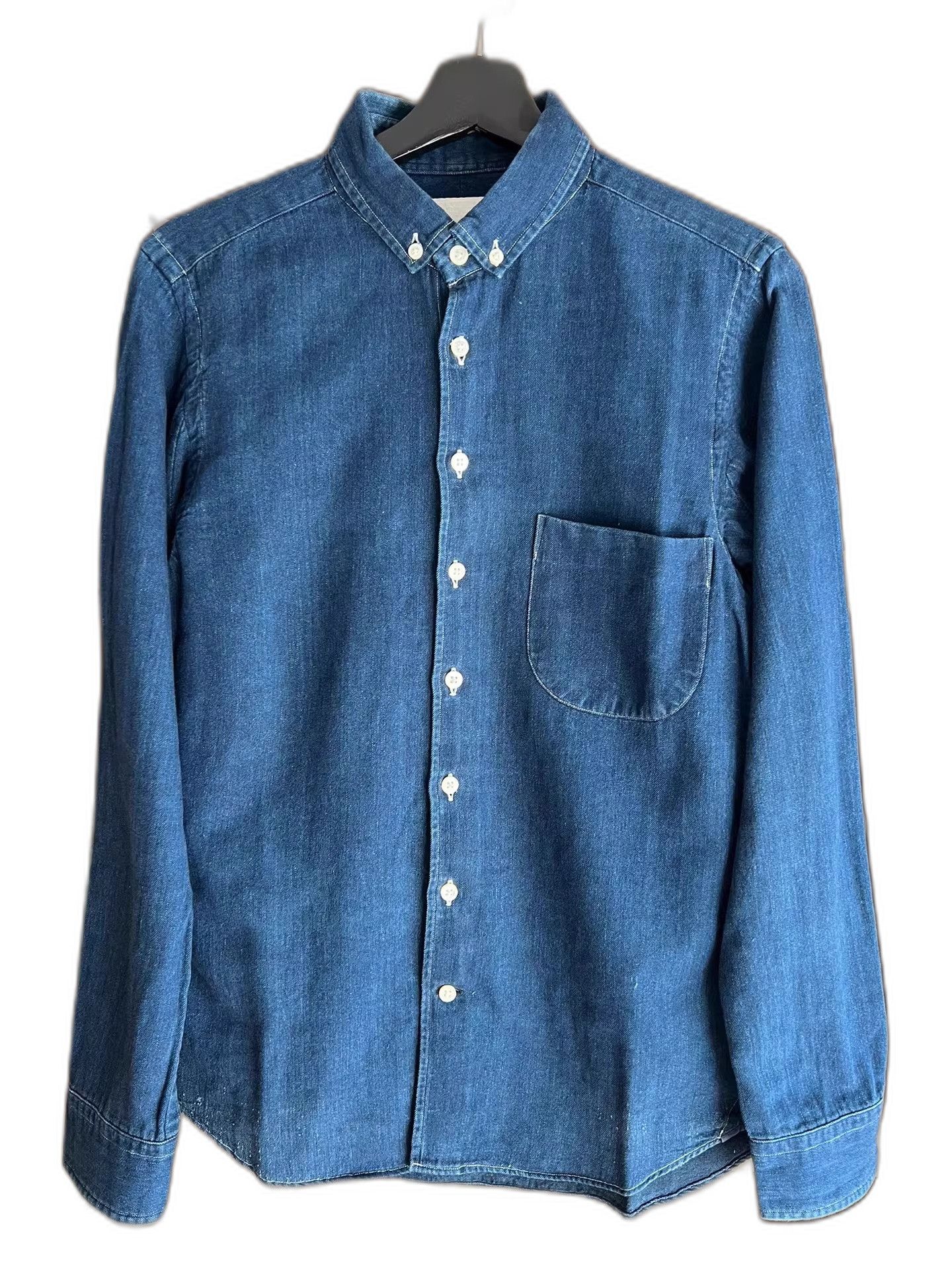 Nanamica Nanamica Japanese Indigo Denim Shirt Size US S / EU 44-46 / 1 - 1 Thumbnail