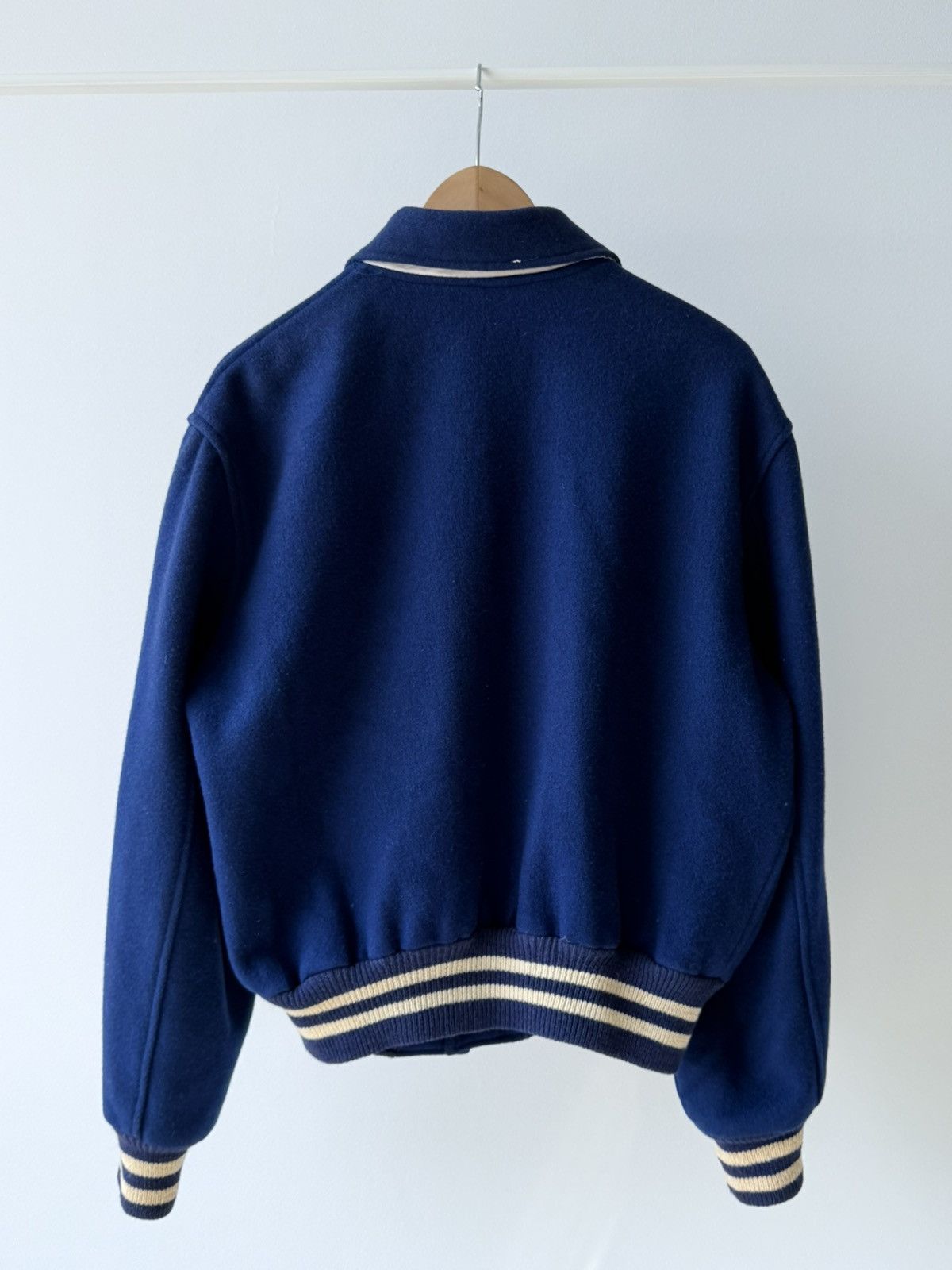 Vintage Vintage 60s Hatchers Varsity College Bomber Jacket Size US L / EU 52-54 / 3 - 7 Thumbnail