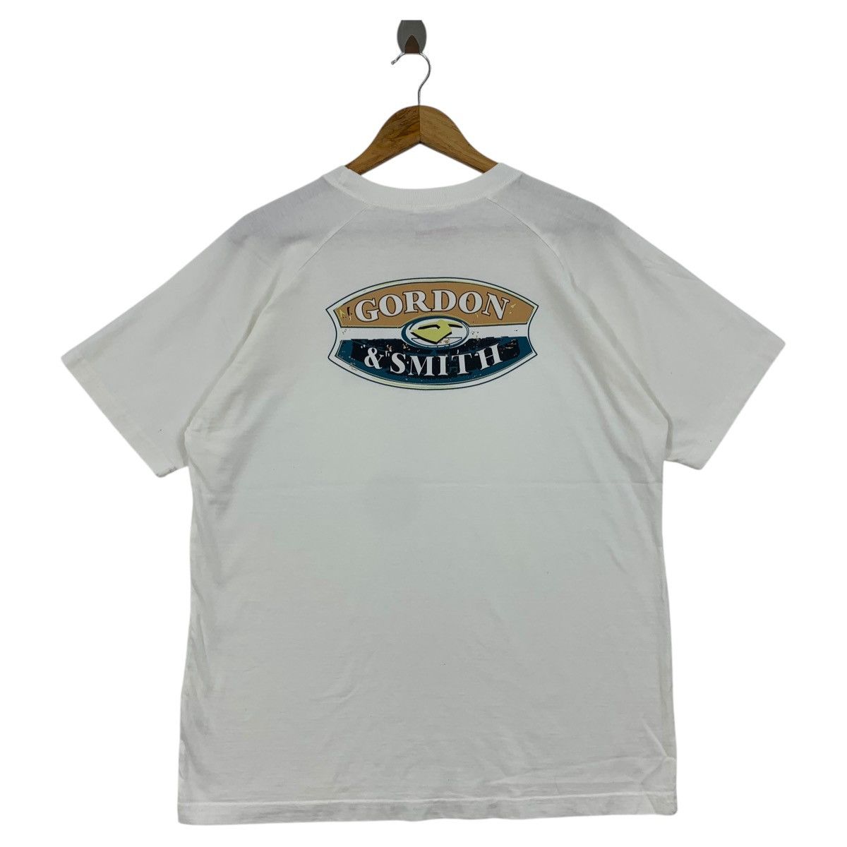 Vintage Vintage GORDON & SMITH Surfing back hit logo tee Size US L / EU 52-54 / 3 - 1 Thumbnail