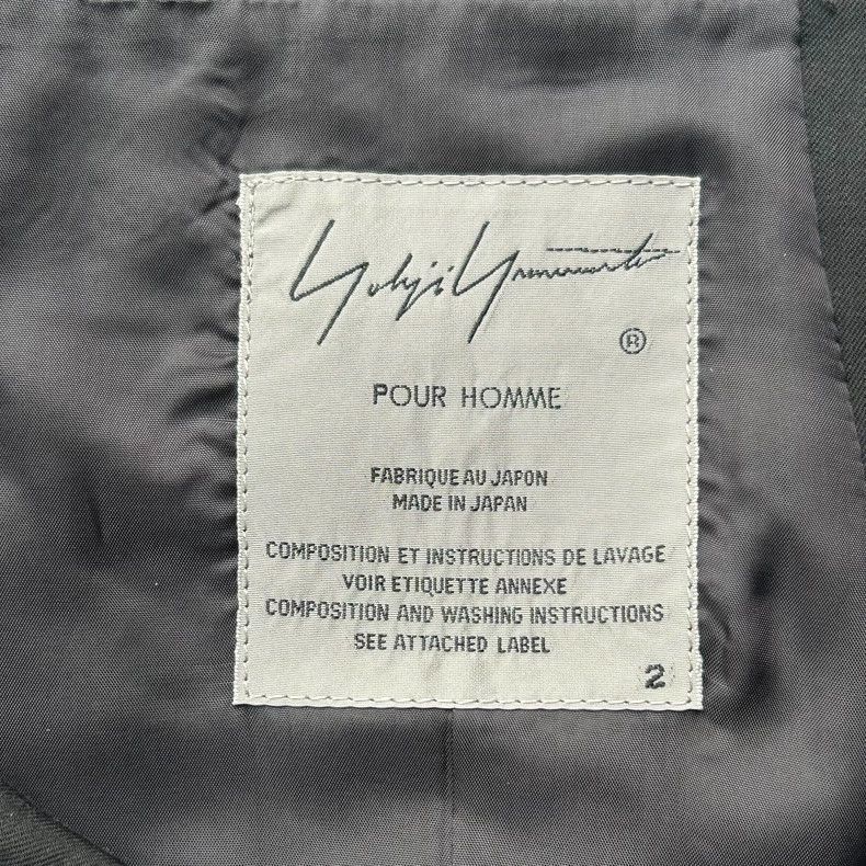 Yohji Yamamoto Yohji Yamamoto Yohji Yamamoto Black Long-Sleeve Suit Jacke Size US M / EU 48-50 / 2 - 5 Thumbnail