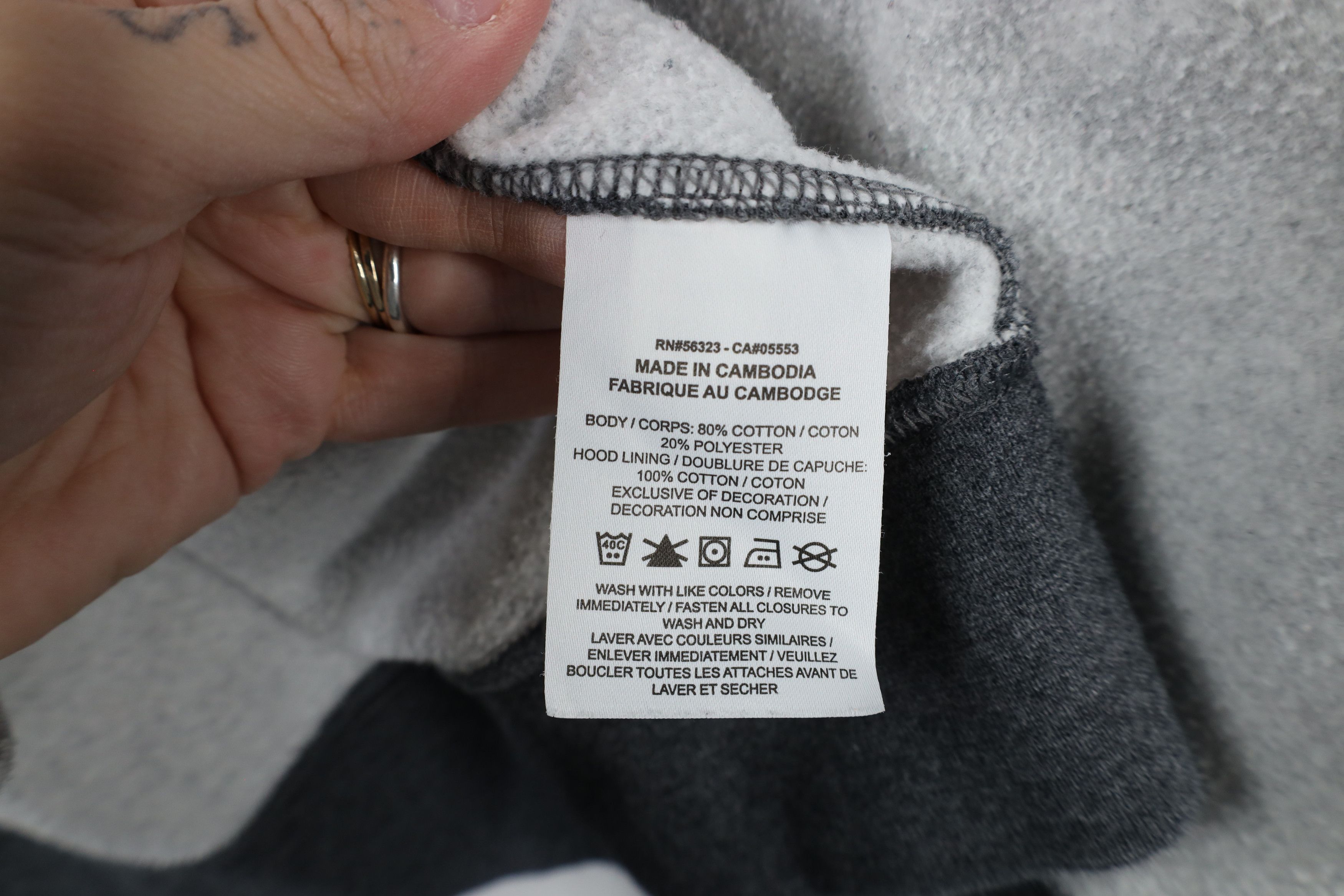 Nike × Vintage Vintage Nike Mini Swoosh Full Zip Hoodie Sweatshirt Gray Size US S / EU 44-46 / 1 - 10 Thumbnail