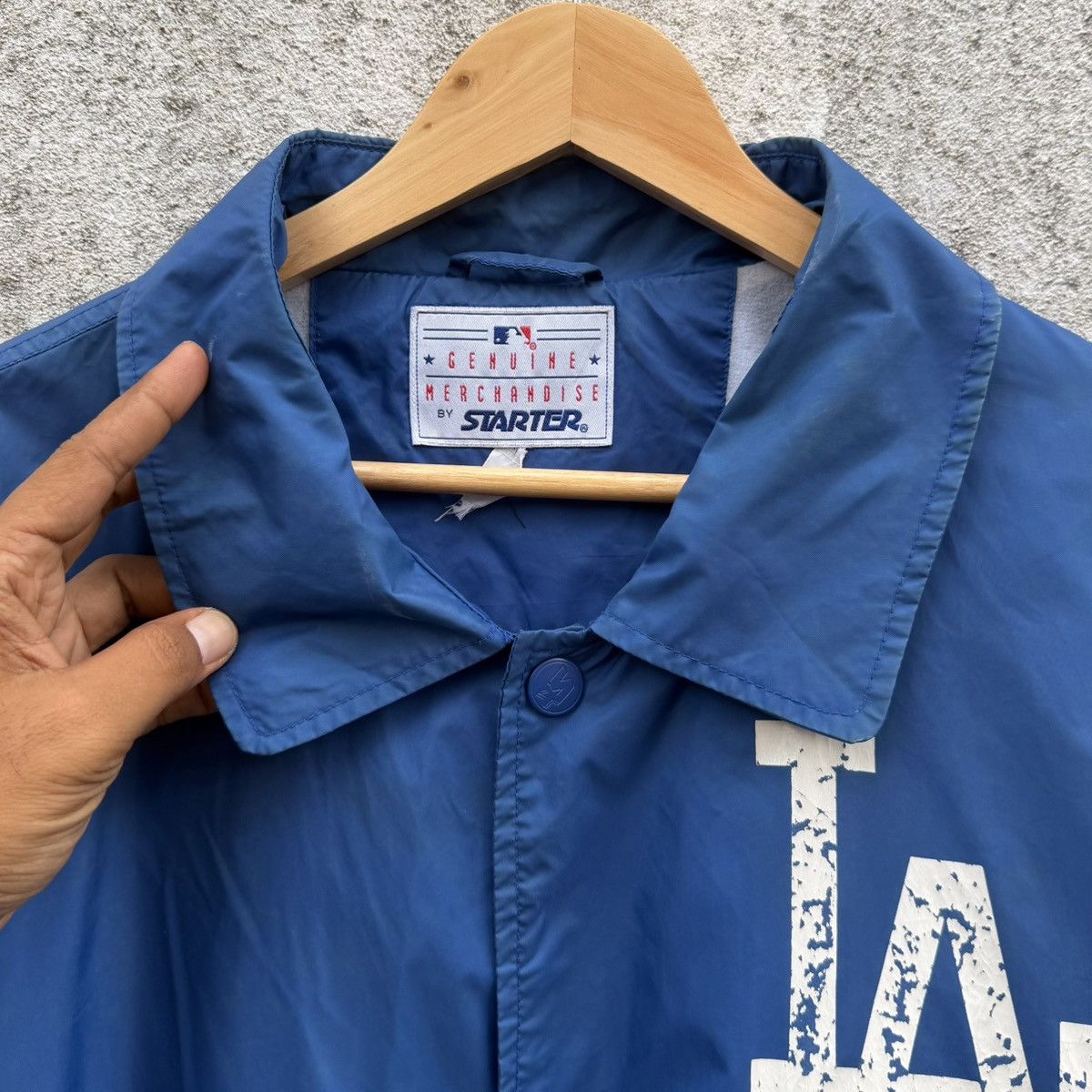 Starter Starter Los Angeles Dodgers Nomo 16 Coach Jacket MLB 1995 Size US L / EU 52-54 / 3 - 16 Thumbnail