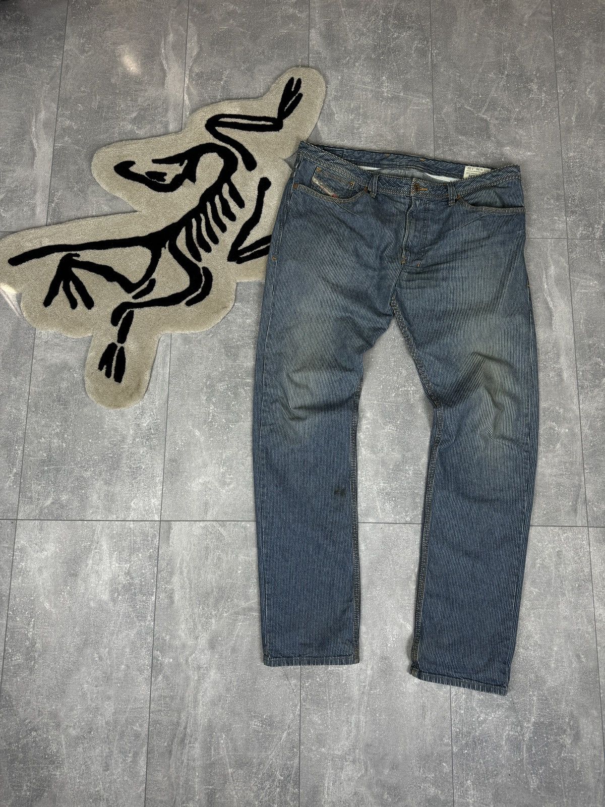 Diesel × Diesel Black Gold × Vintage Mens Vintage Diesel denim jeans luxury avant garde size 36 Size US 36 / EU 52 - 1 Thumbnail