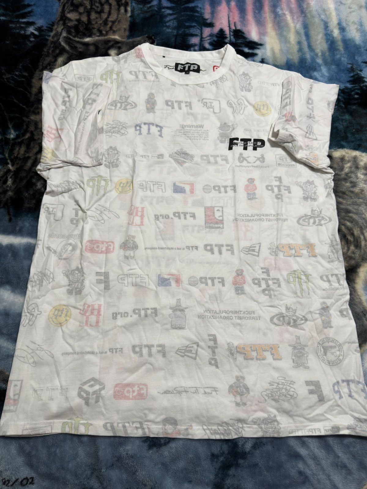 Fuck The Population FTP 13 Year Archive Tee White Size US XXL / EU 58 / 5 - 3 Thumbnail