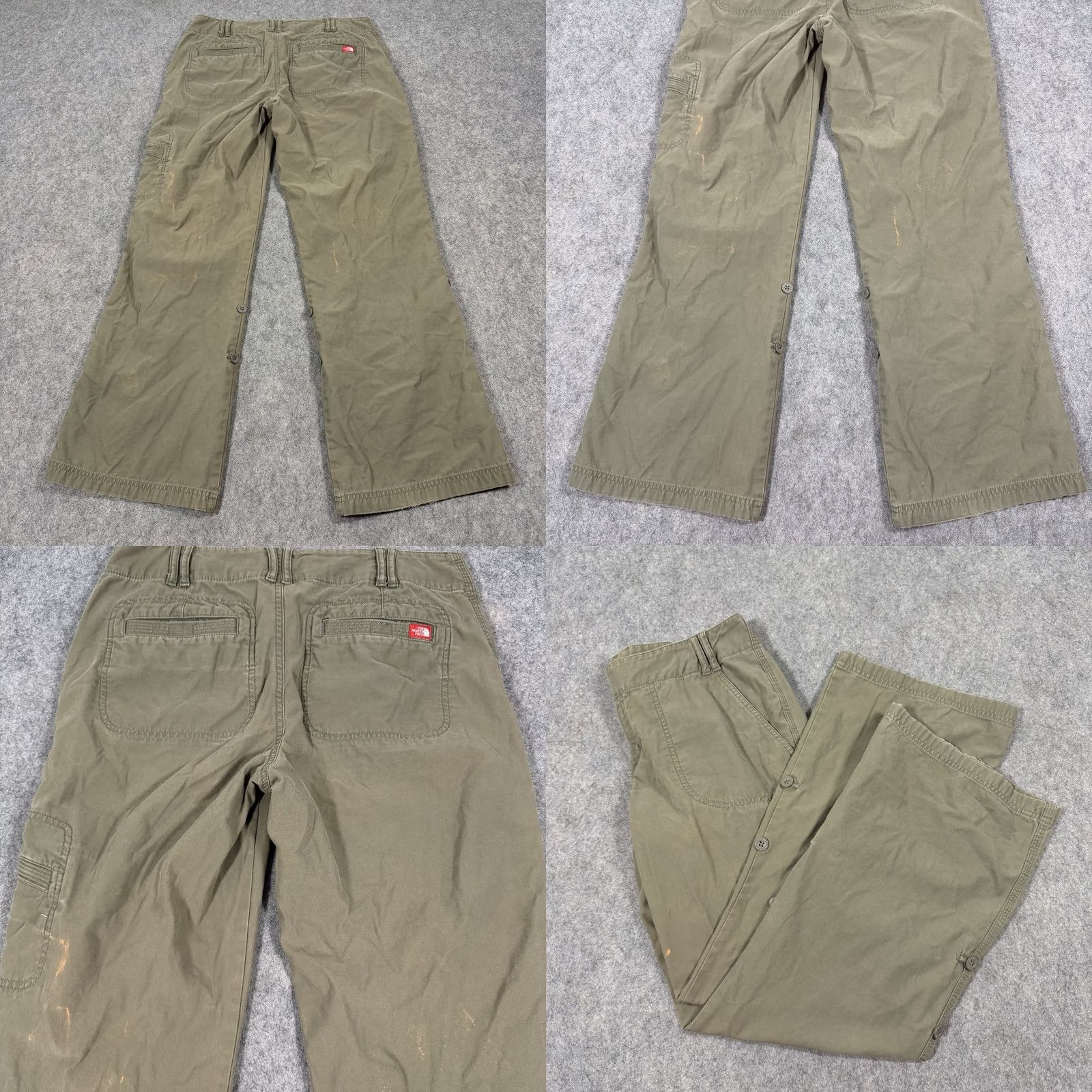 Vintage Columbia Pants Women Cargo Roll Tab Leg Style: Straight Size 10 Green Size 32" / US 10 / IT 46 - 11 Thumbnail